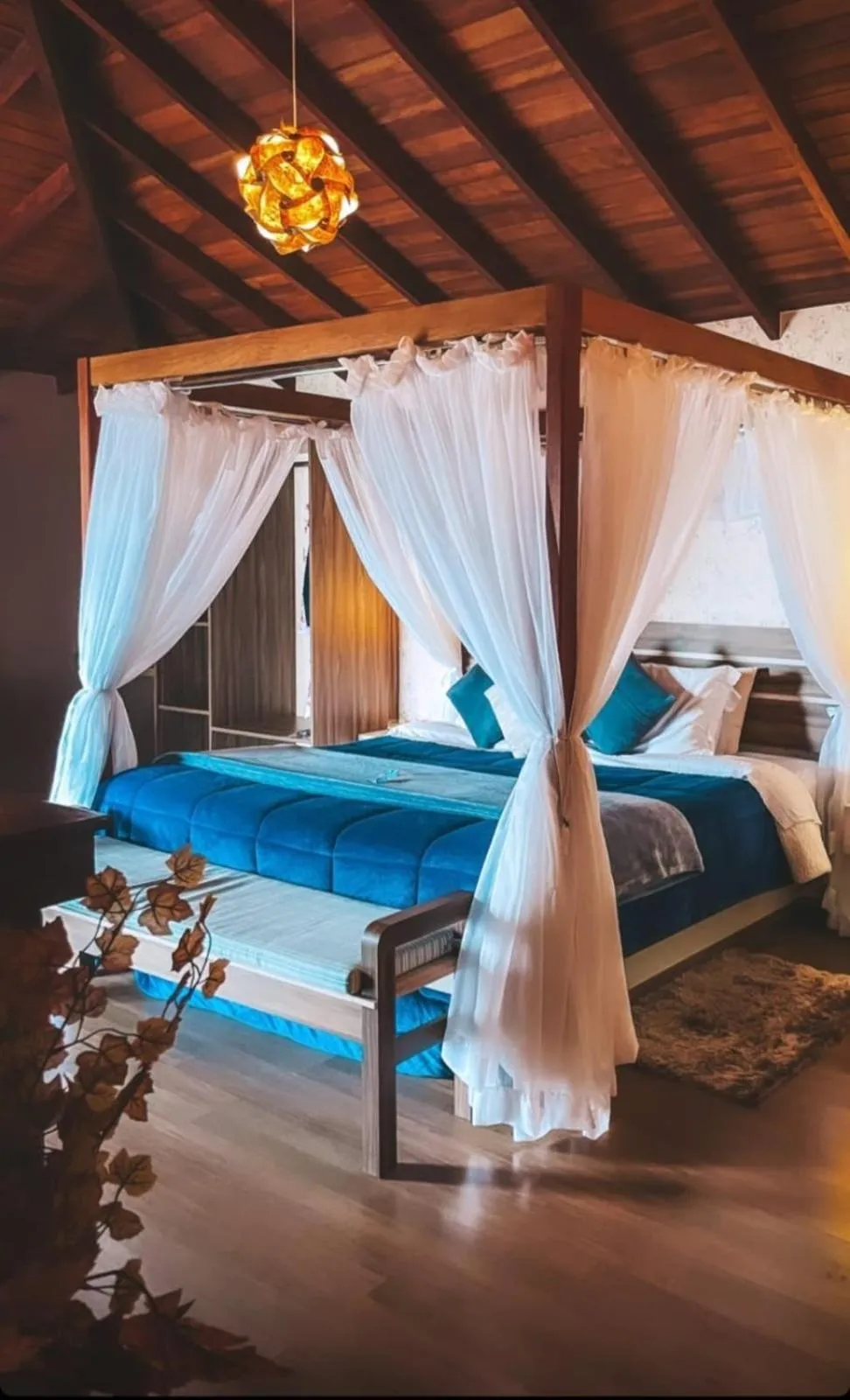 Bed in Pousada Colina das Andorinhas