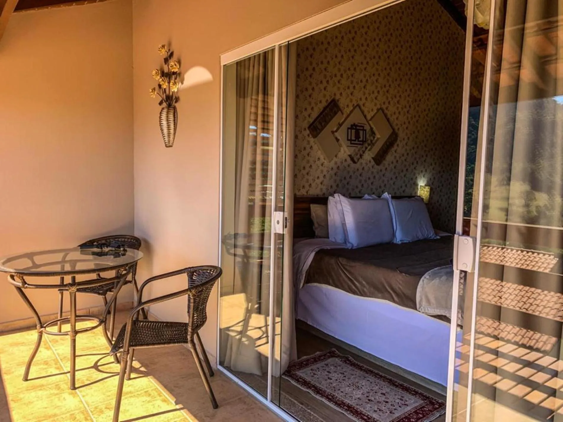 Bed in Pousada Colina das Andorinhas