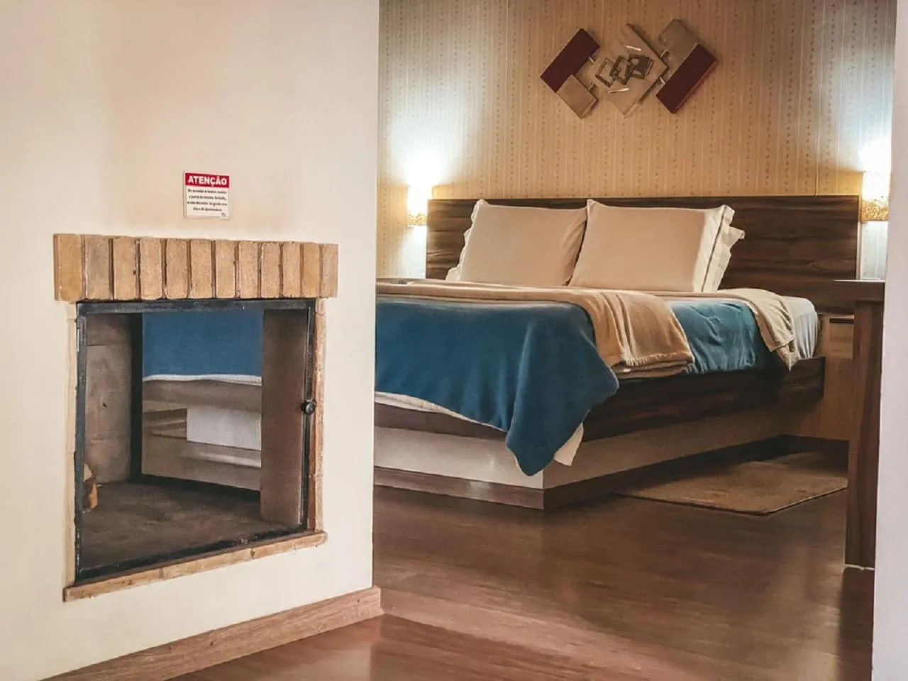 Bed in Pousada Colina das Andorinhas