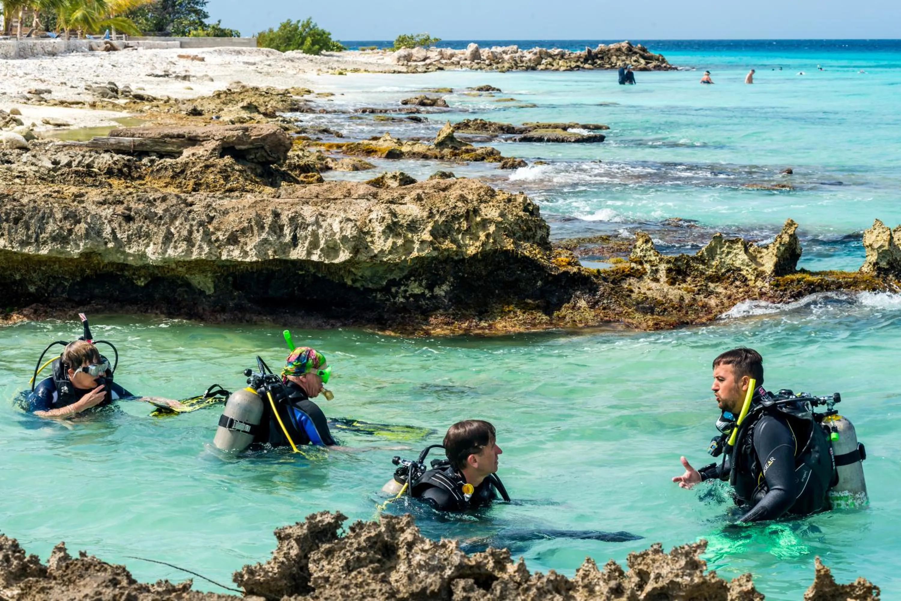 People in Delfins Beach Resort Bonaire, Tapestry Collection by Hilton
