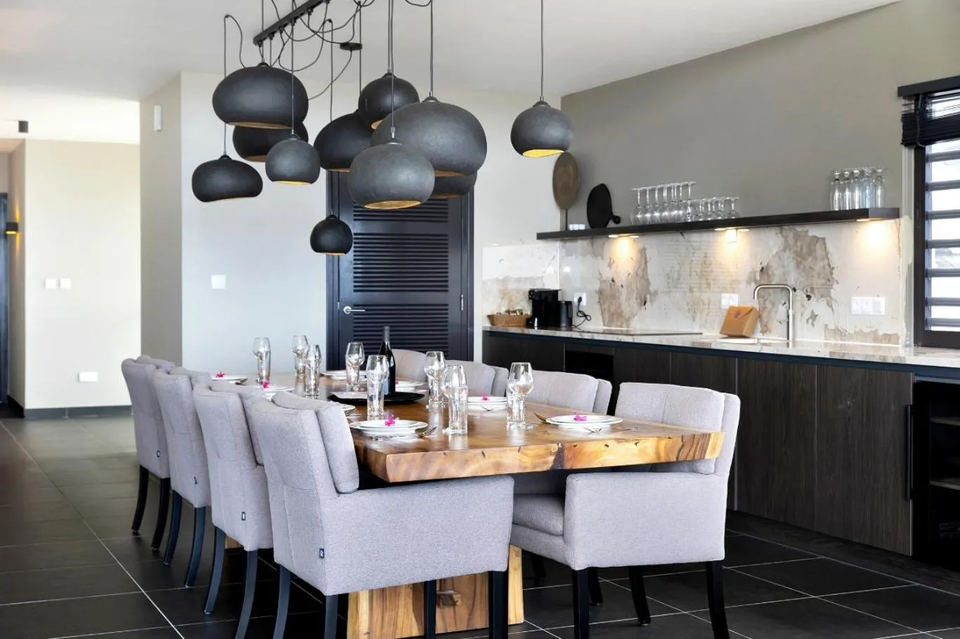 Dining area in Delfins Beach Resort Bonaire, Tapestry Collection by Hilton