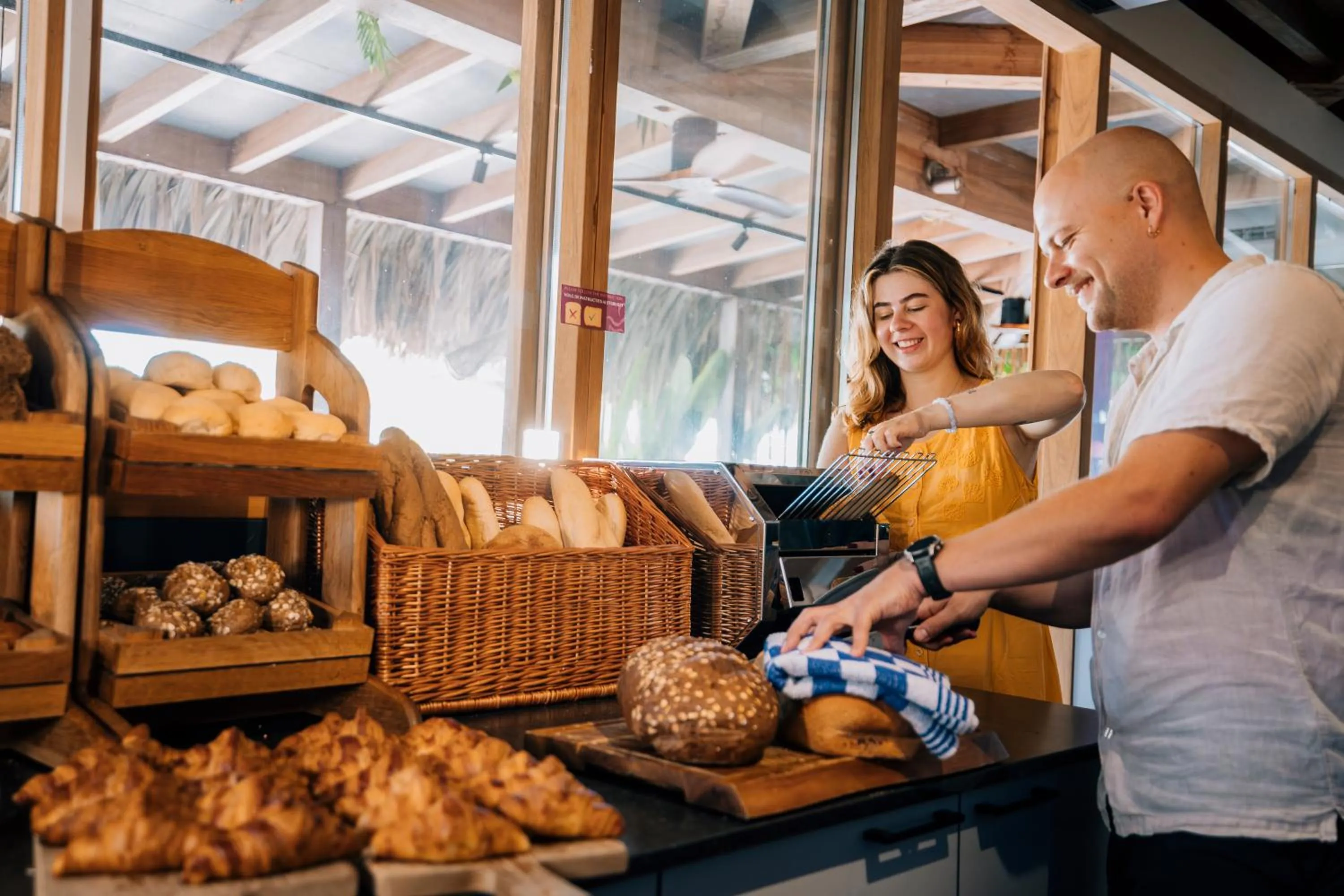 Restaurant/places to eat in Delfins Beach Resort Bonaire, Tapestry Collection by Hilton