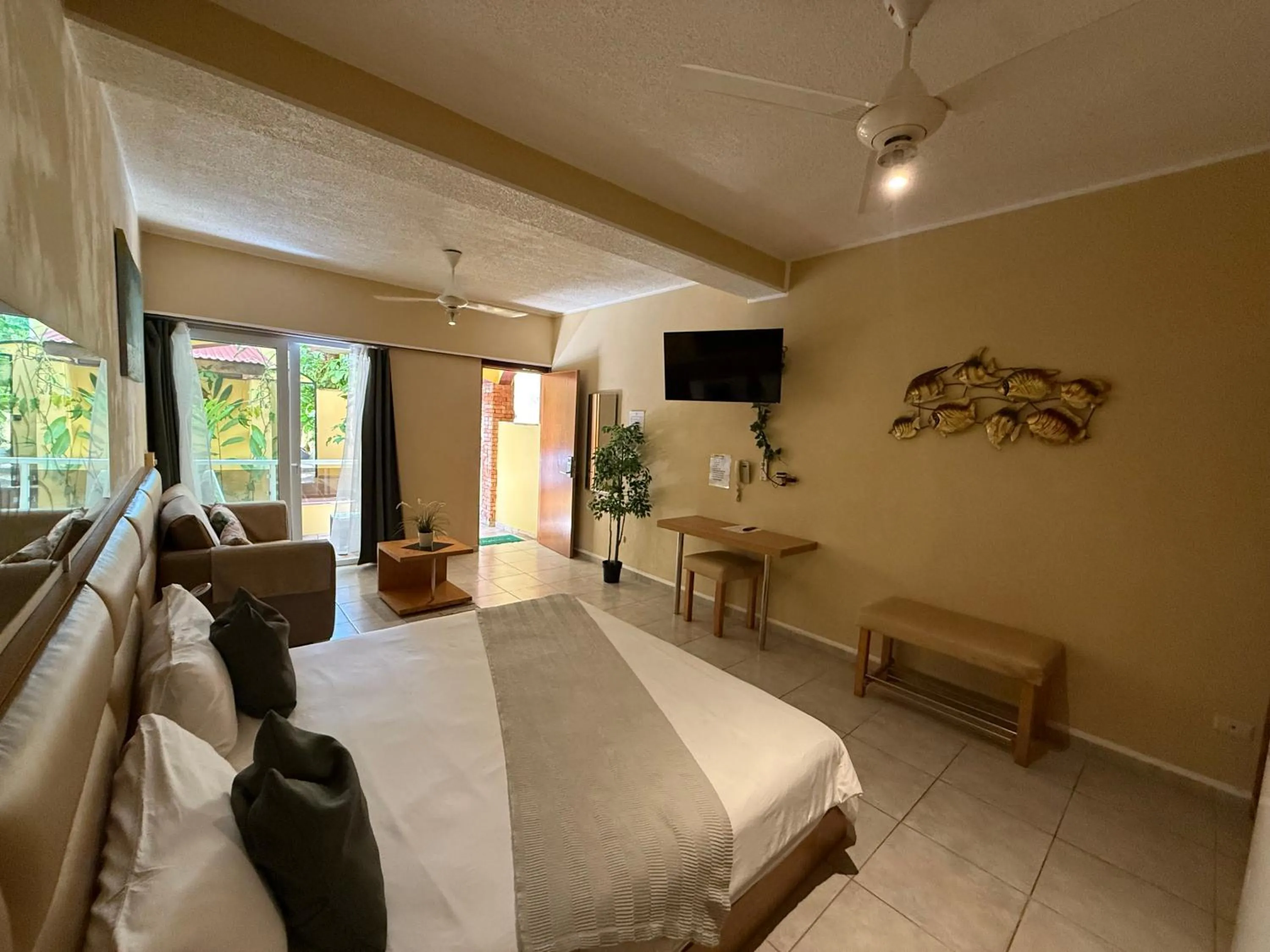 Bed in Sosua Inn Hotel