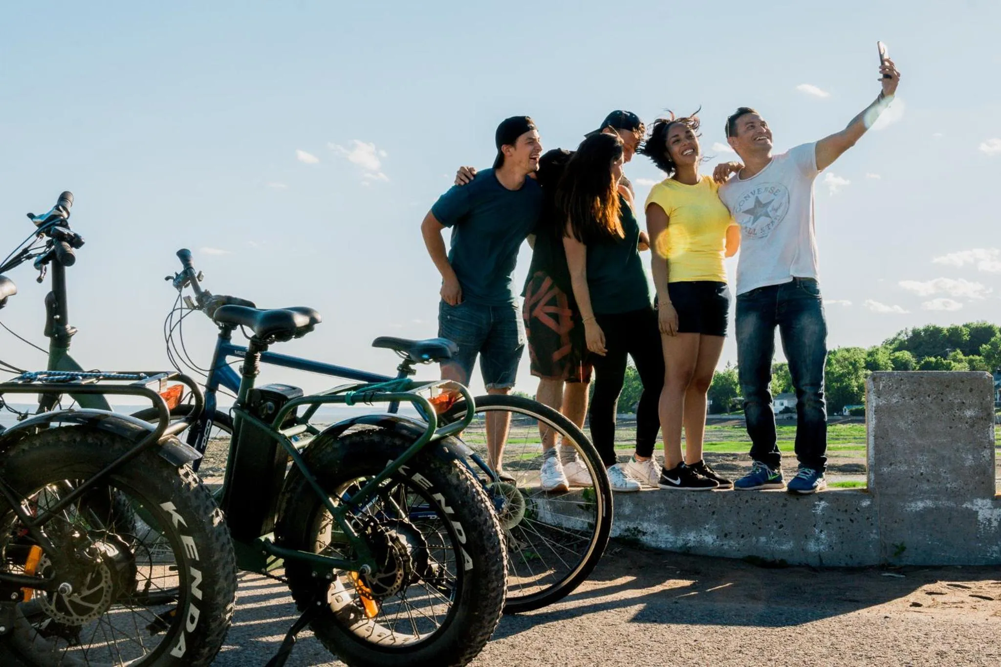 Cycling in Motel Ile d'Orleans