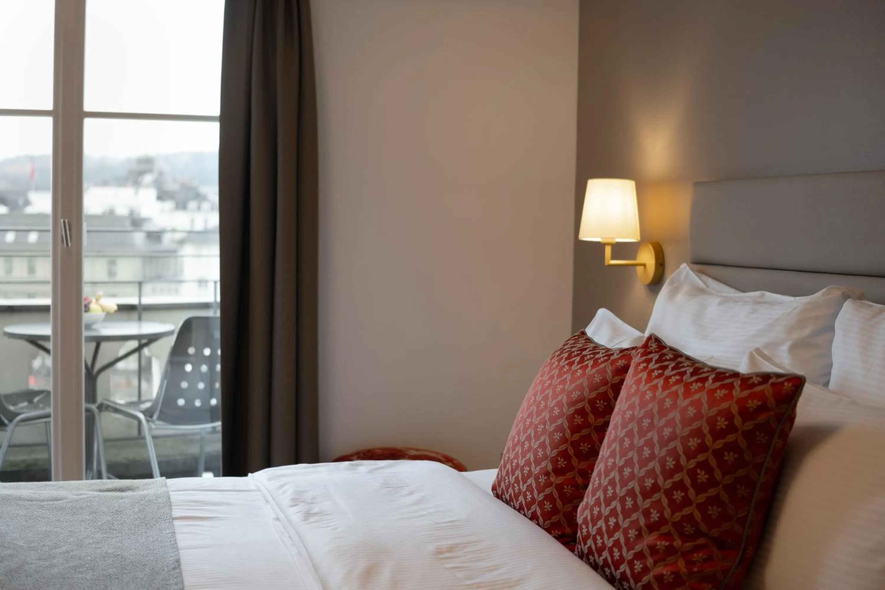 Bed in Hotel Des Alpes