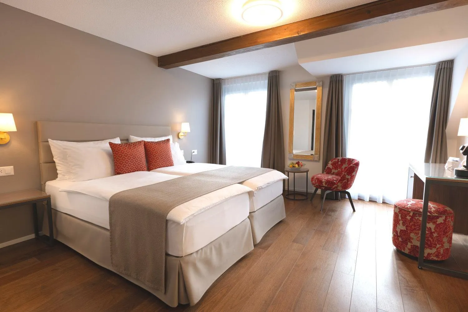 Bed in Hotel Des Alpes