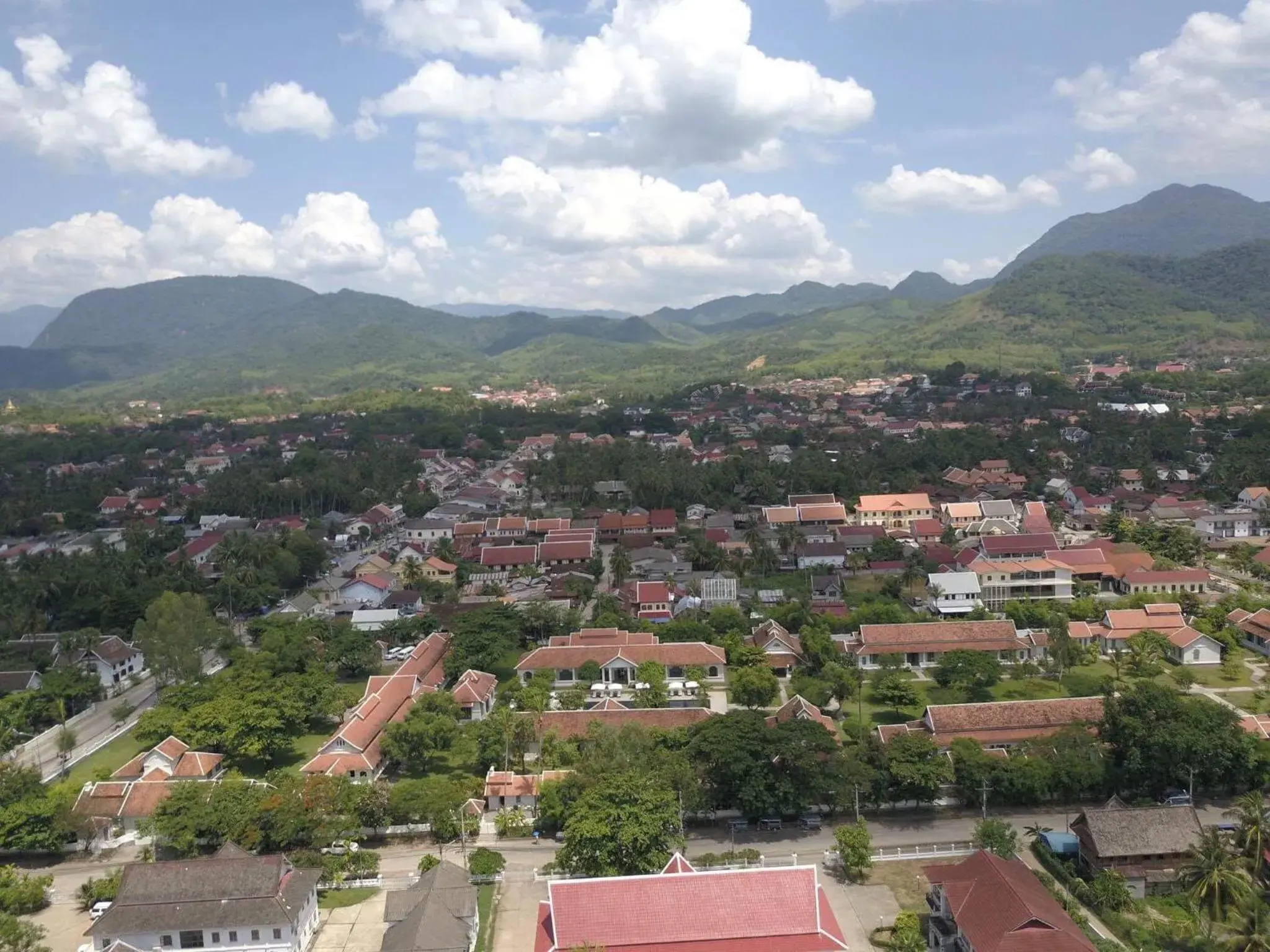 Bird's eye view in Jasmine Luangprabang Hotel Bird's eye view in Jasmine Luangprabang Hotel
