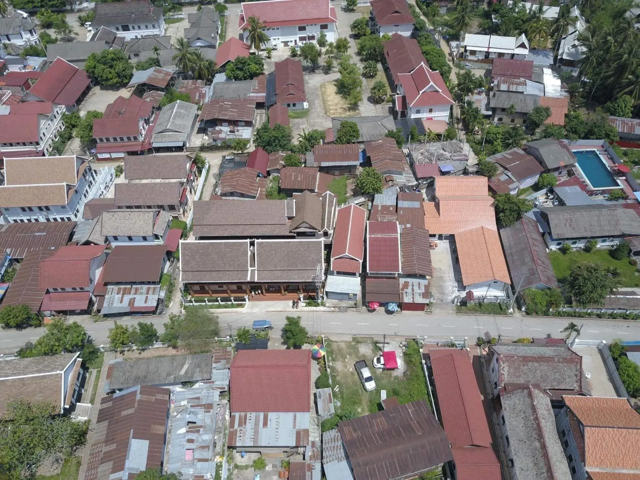 Bird's eye view in Jasmine Luangprabang Hotel Bird's eye view in Jasmine Luangprabang Hotel