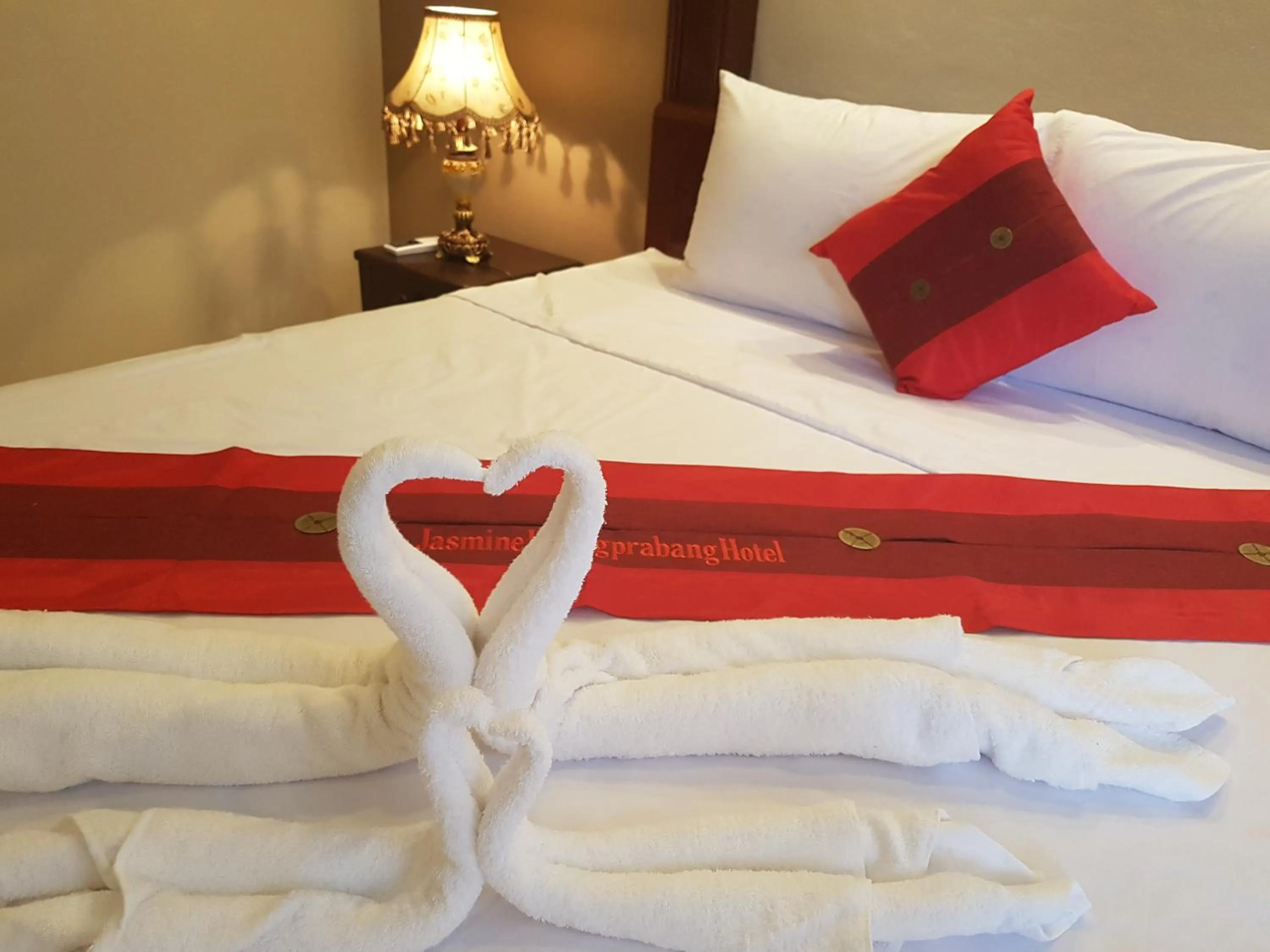 Photo of the whole room, Bed in Jasmine Luangprabang Hotel