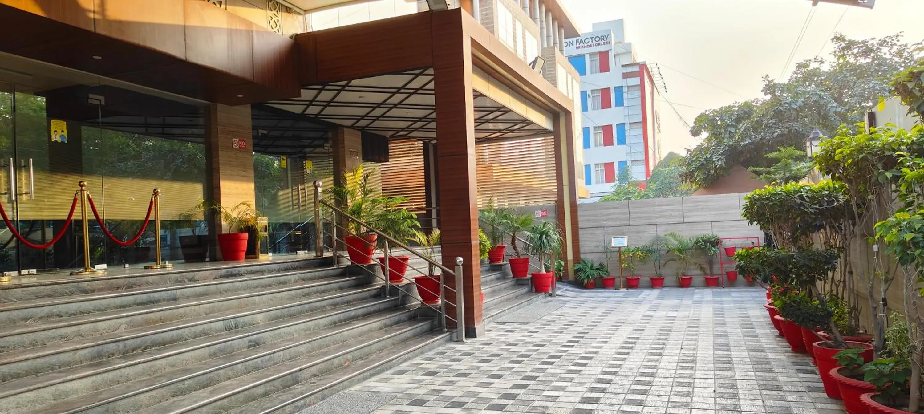 Facade/entrance in Pinnacle by Click Hotels, Lucknow Facade/entrance in Pinnacle by Click Hotels, Lucknow