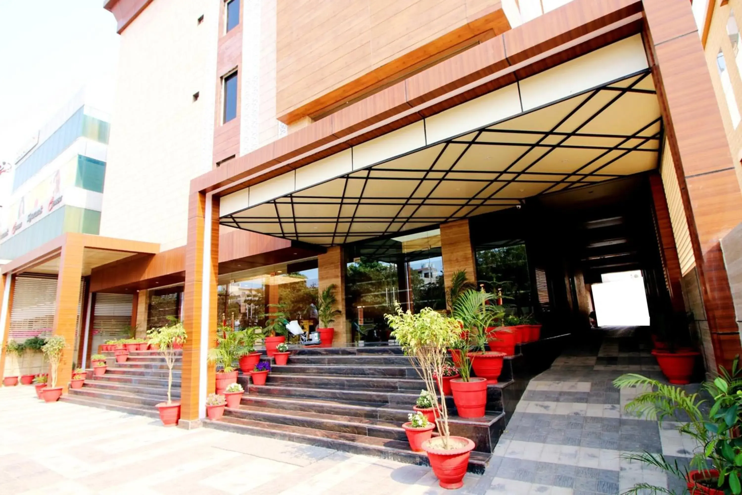 Facade/entrance in Pinnacle by Click Hotels, Lucknow Facade/entrance in Pinnacle by Click Hotels, Lucknow