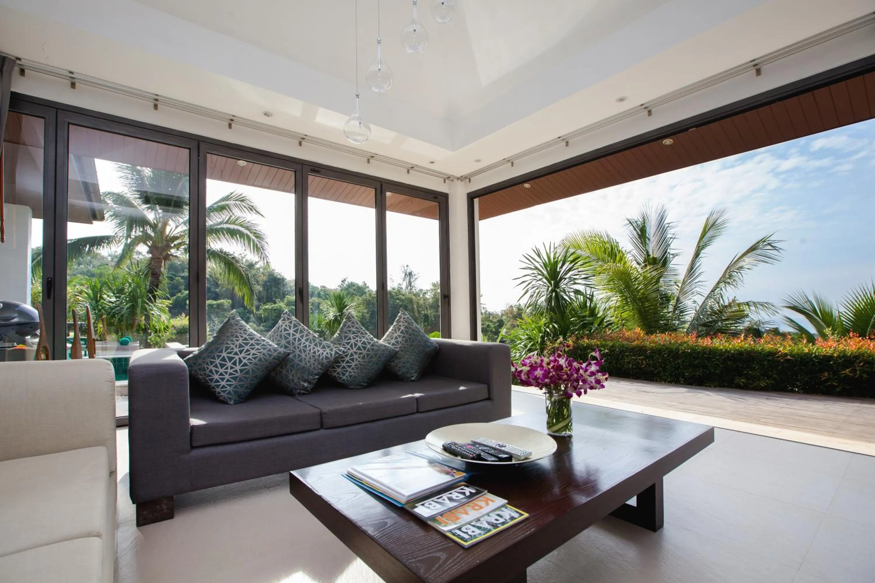 Living room in Baan Phukhao