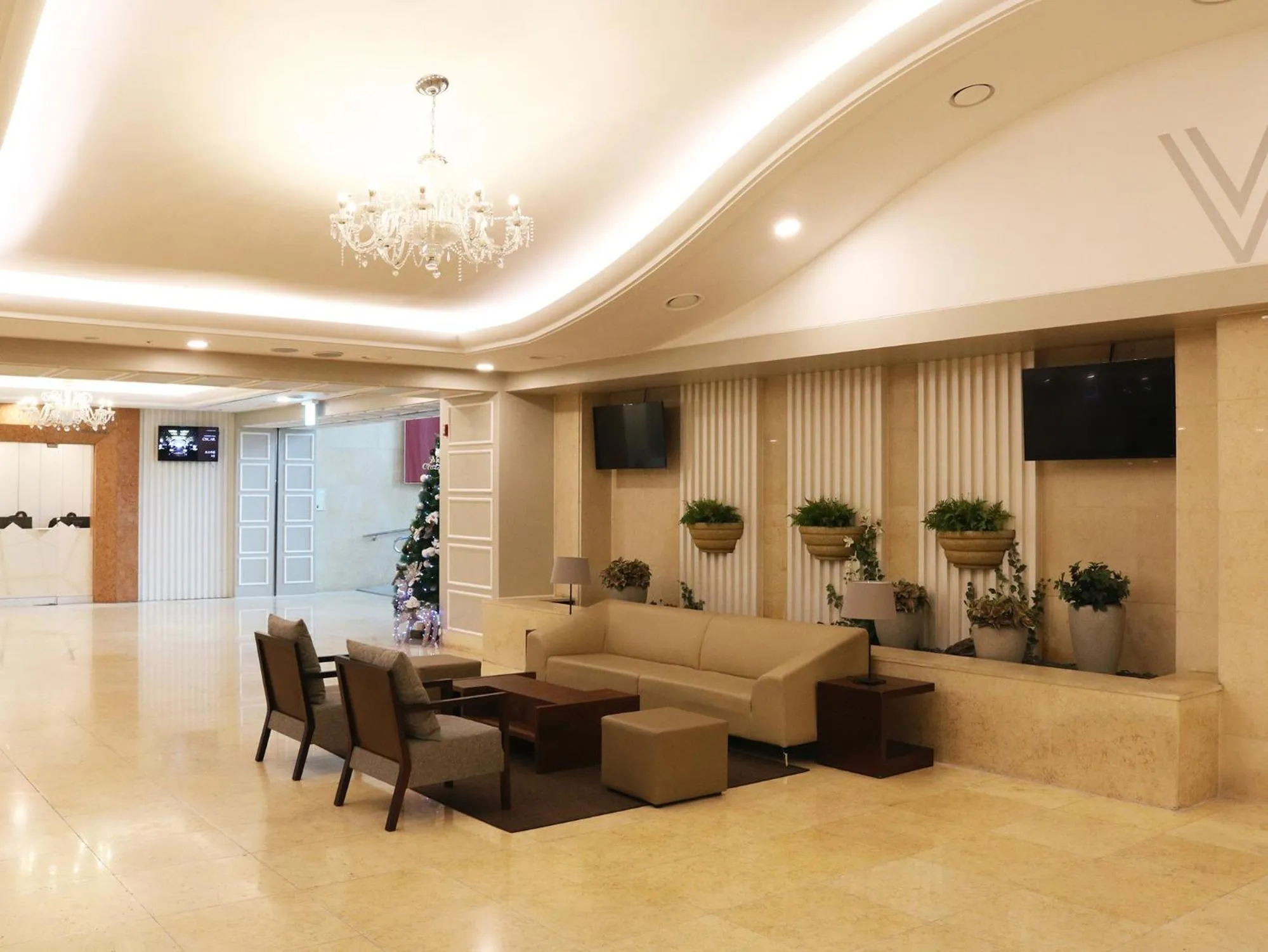 Lobby or reception in Daegu AW Hotel