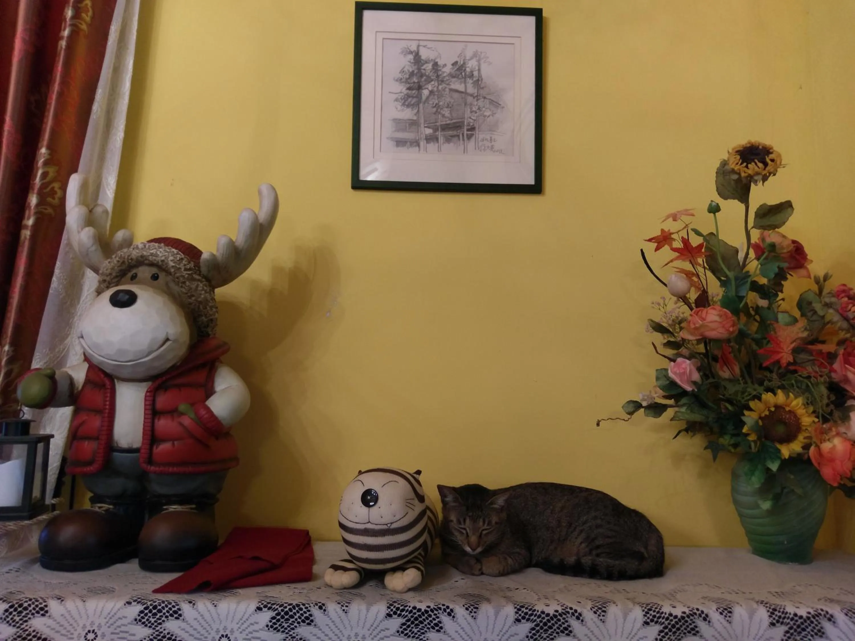 Decorative detail in Bramasole B&B