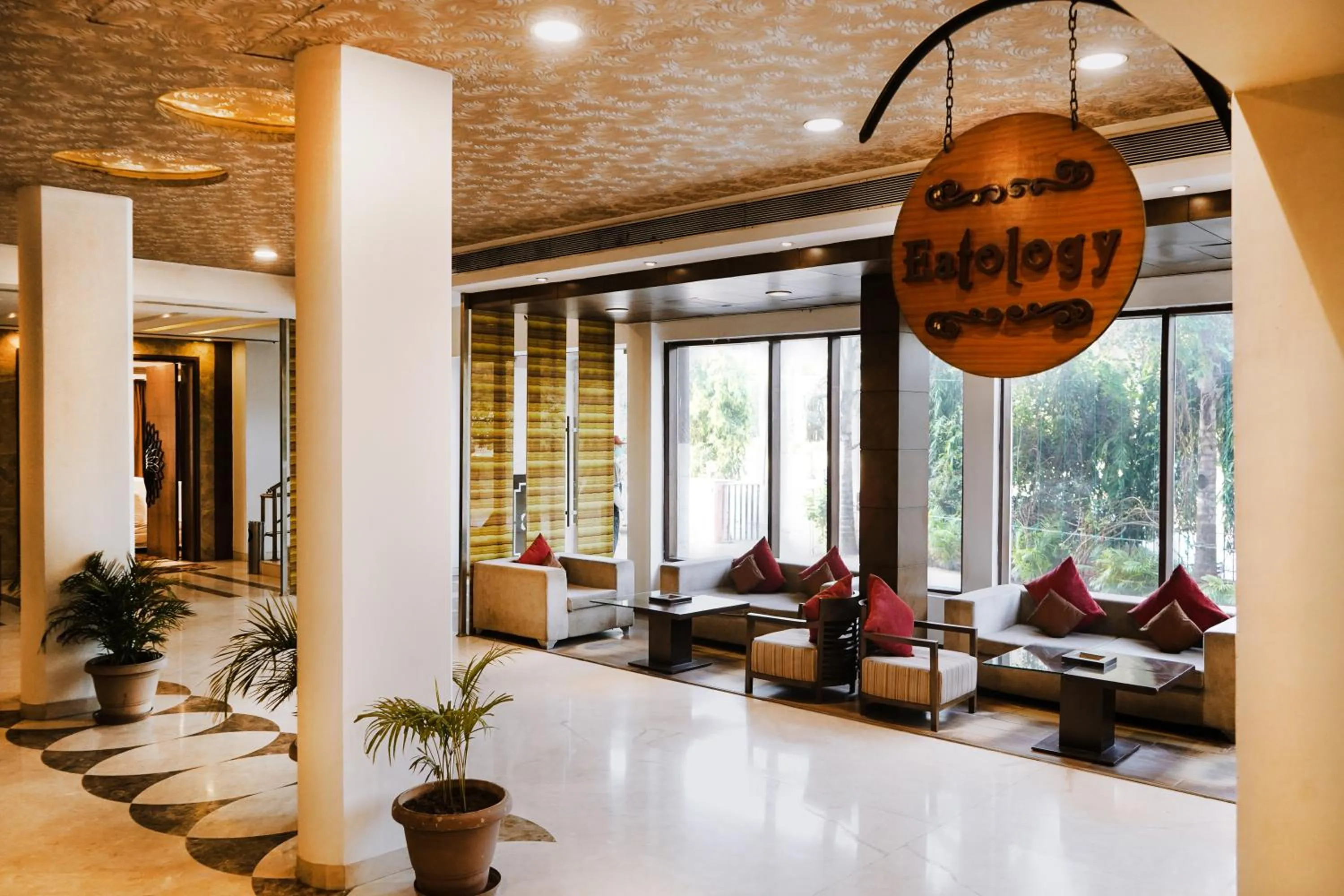 Seating area in Hotel Gwalior Regency