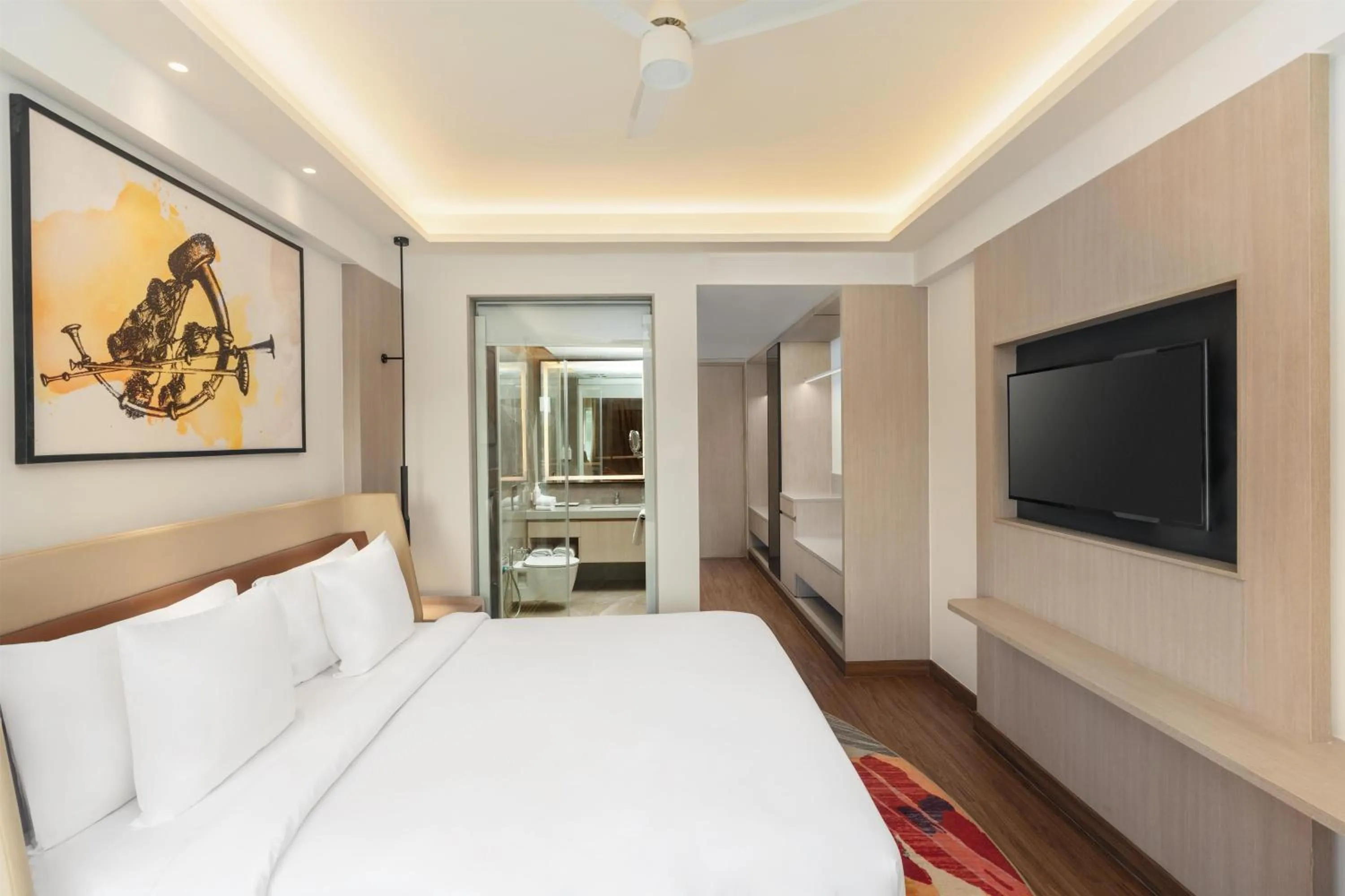 Bedroom, Bed in Hotel Gwalior Regency, a member of Radisson Individuals