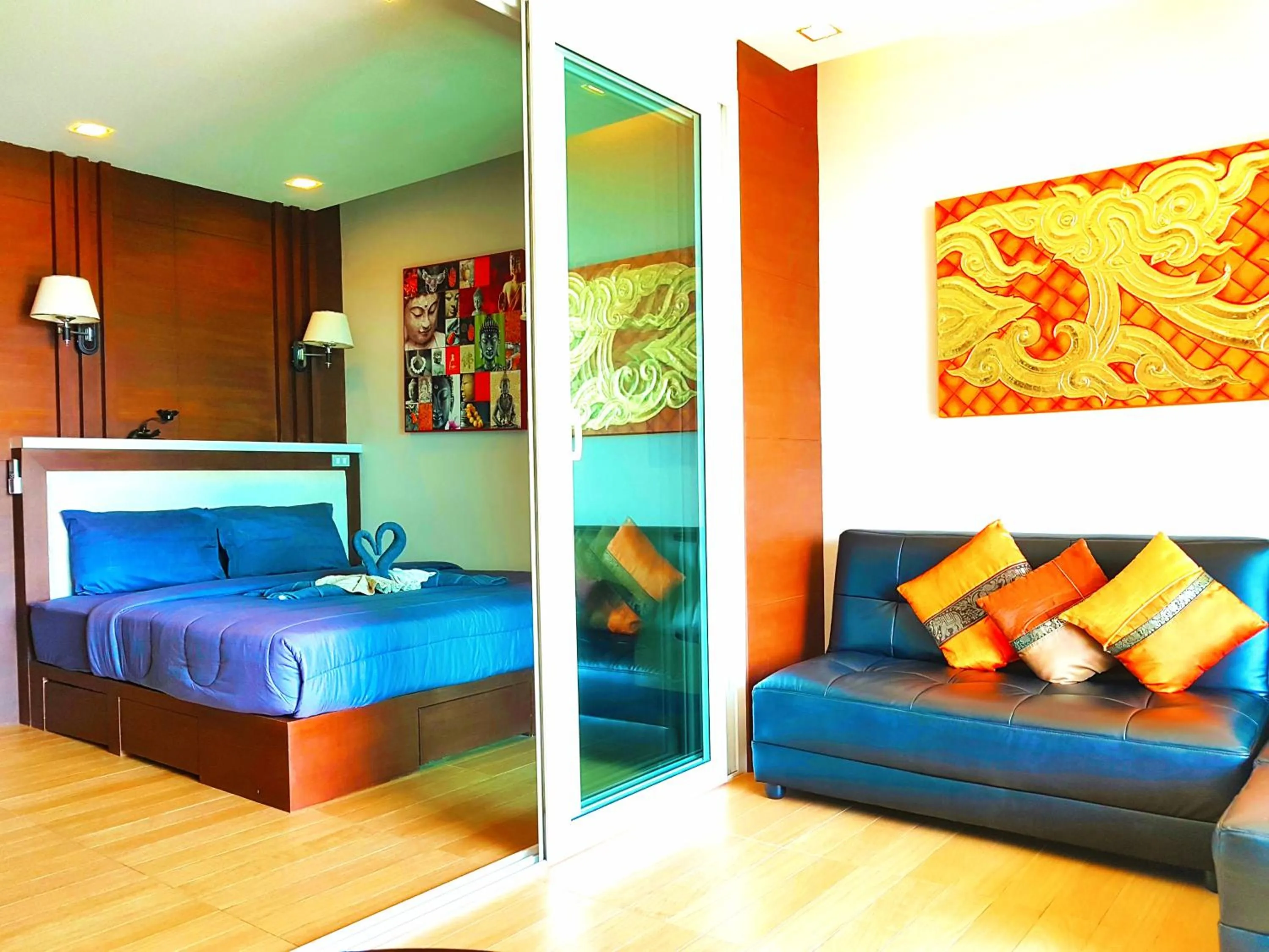 Bed in Sea & Sky Karon Beach by PHR