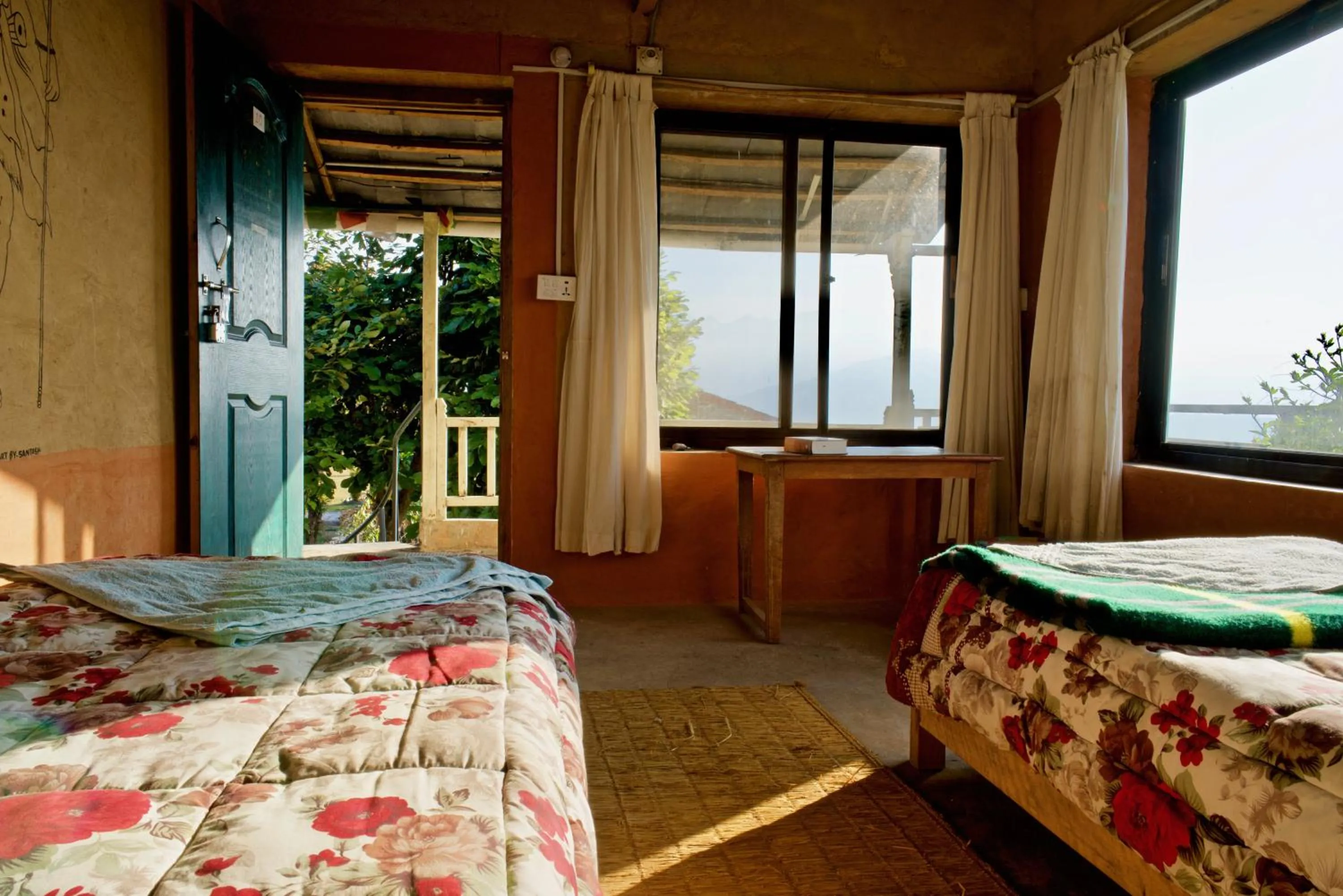 Bed in Annapurna Eco Village
