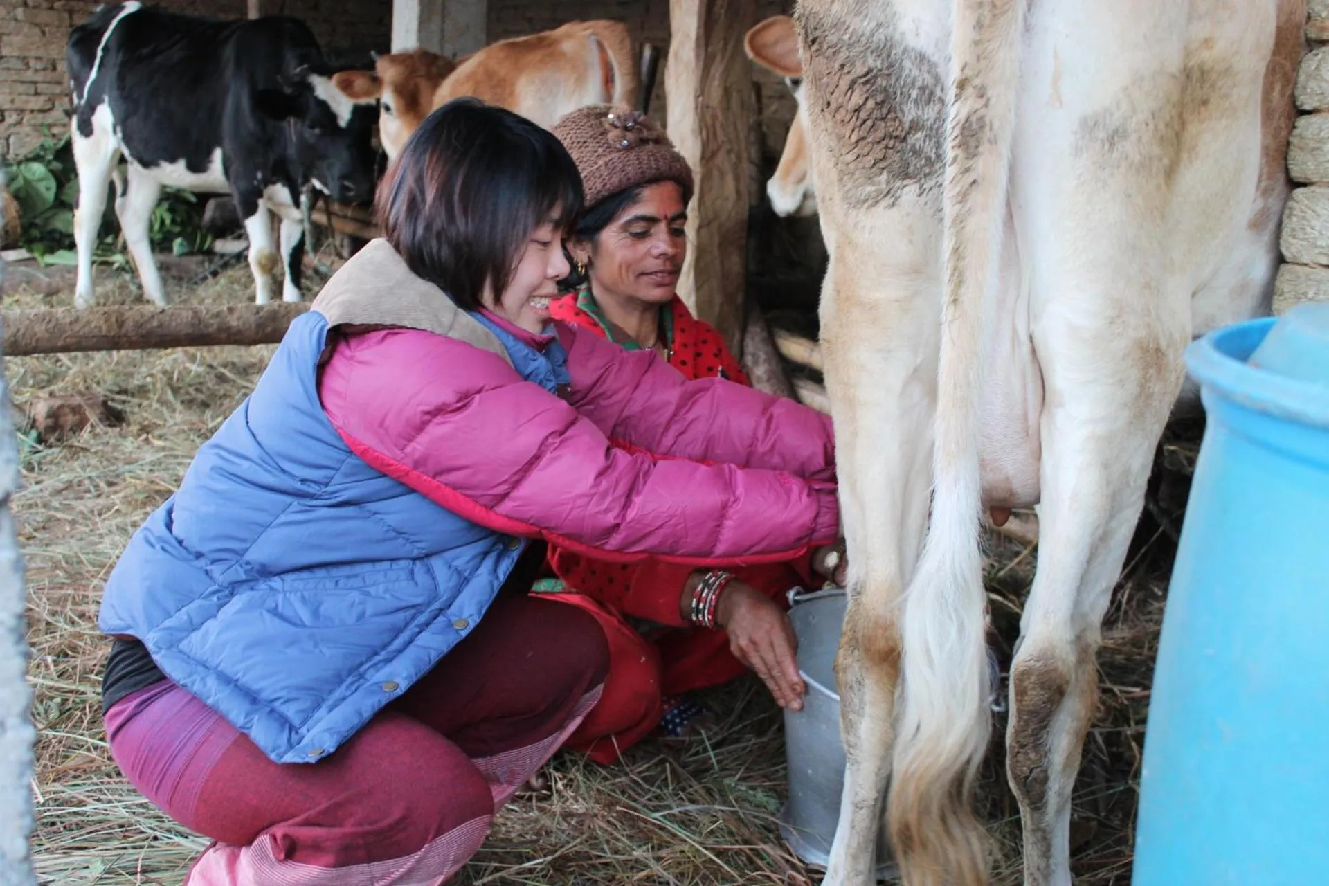 People in Annapurna Eco Village