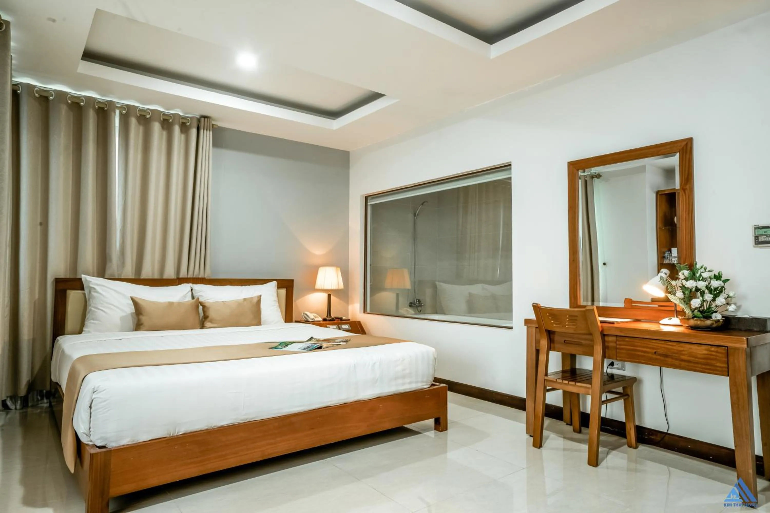 Bed in Kim Thai Hotel