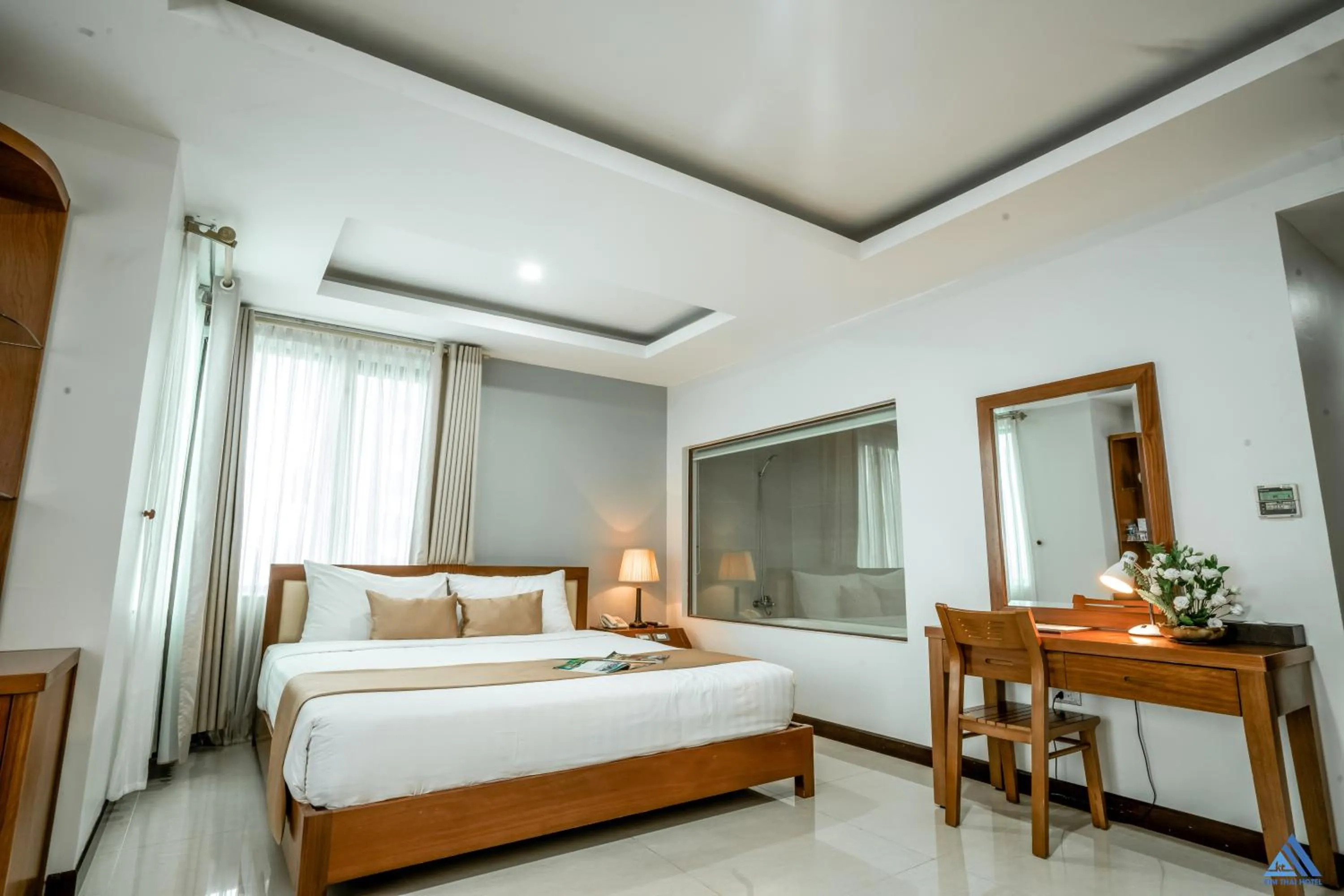 Bed in Kim Thai Hotel