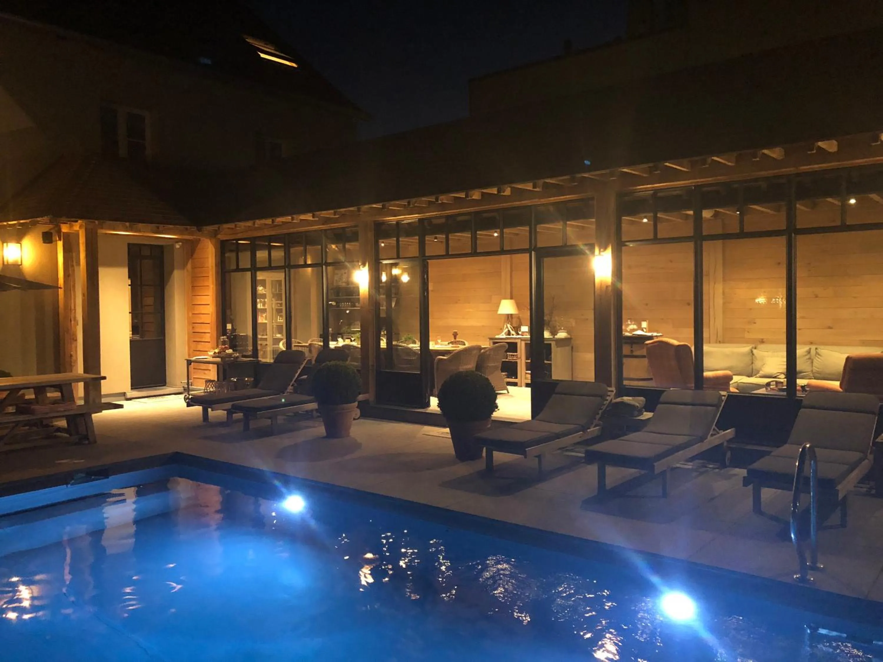 Swimming pool in B&B d'Oude Brouwerij