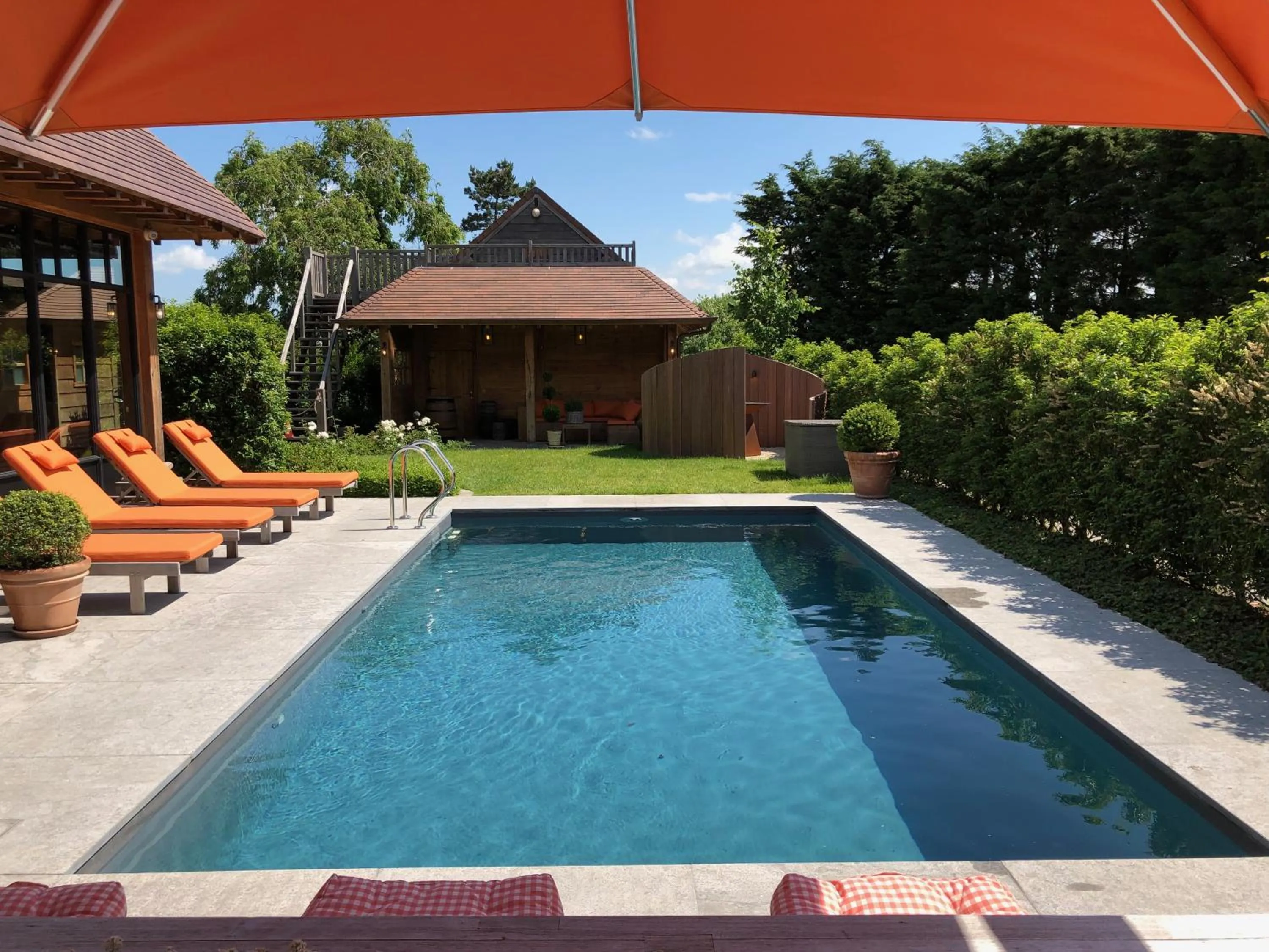 Swimming pool in B&B d'Oude Brouwerij