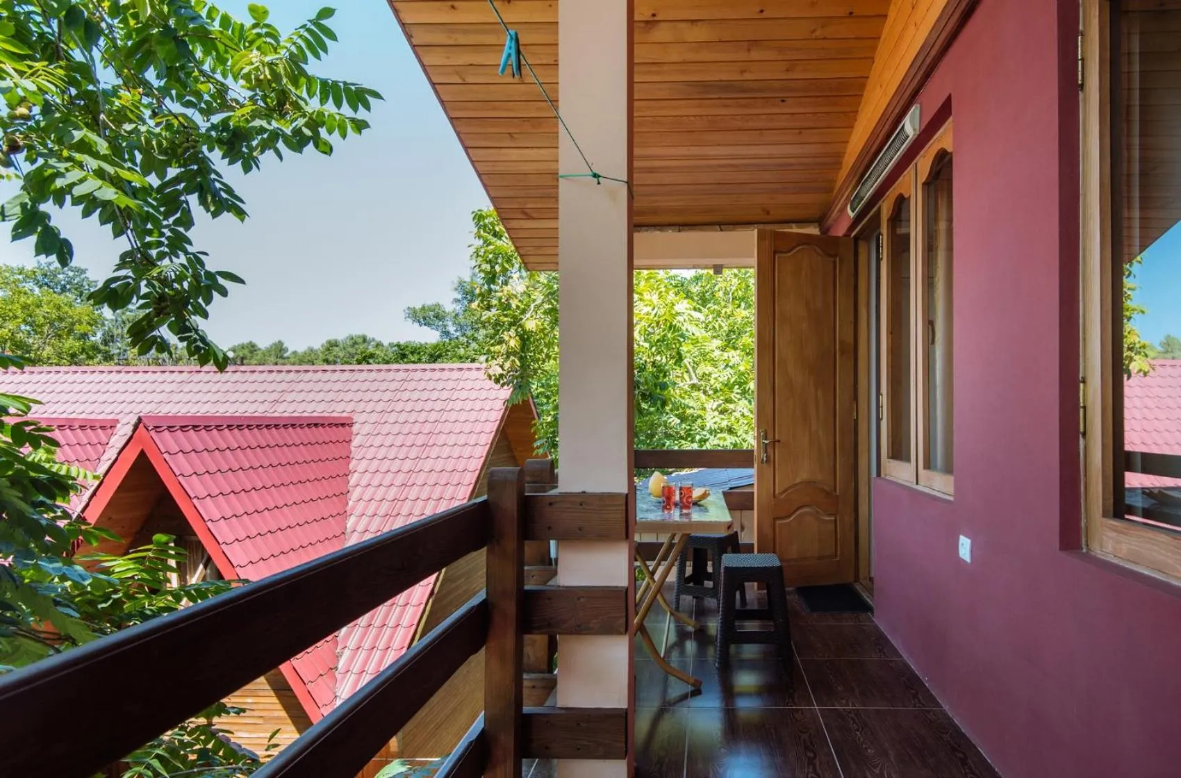 Balcony/Terrace in Hotel Forest Fairy