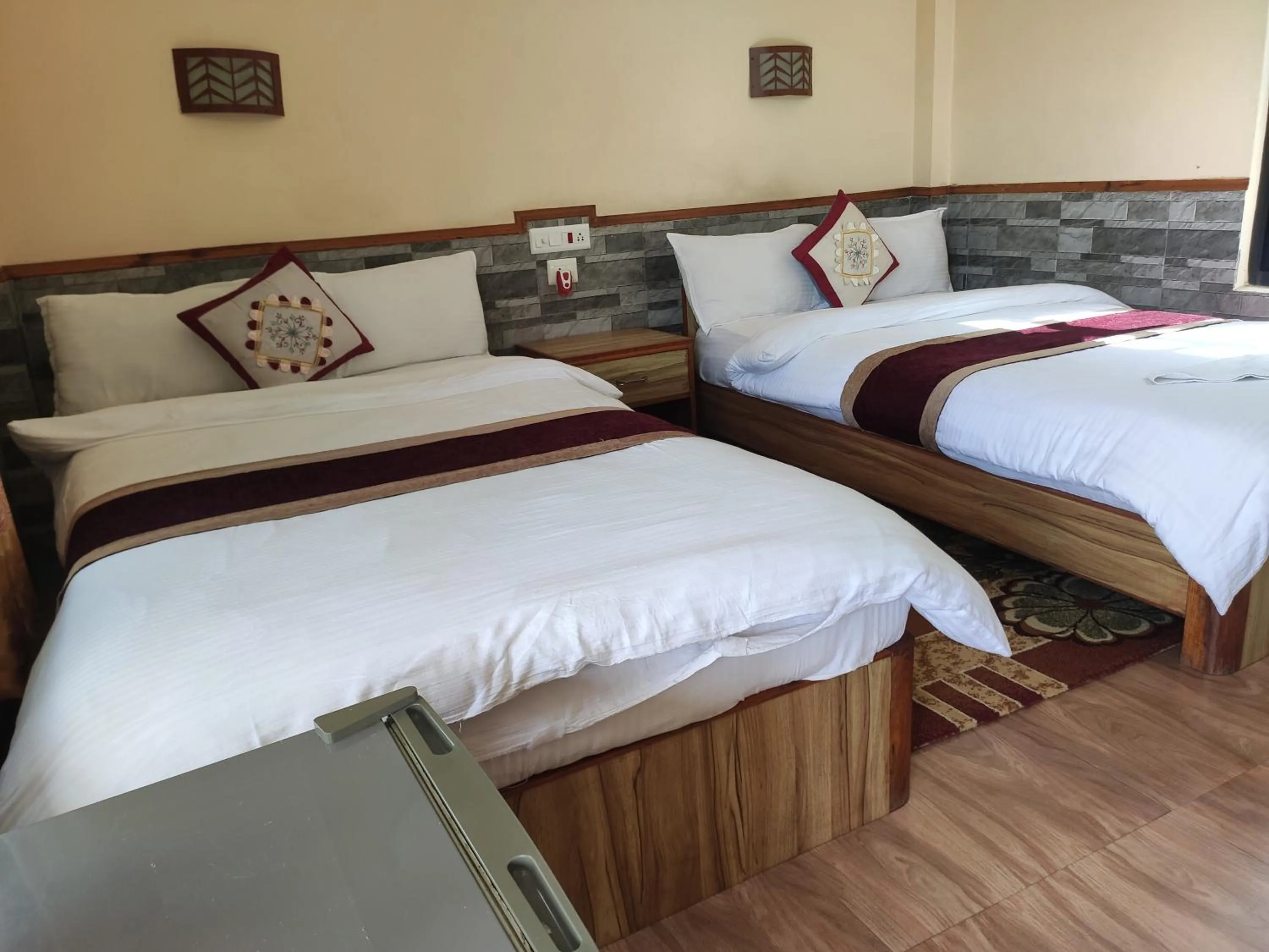 Bed in Peacock - a family-run hotel