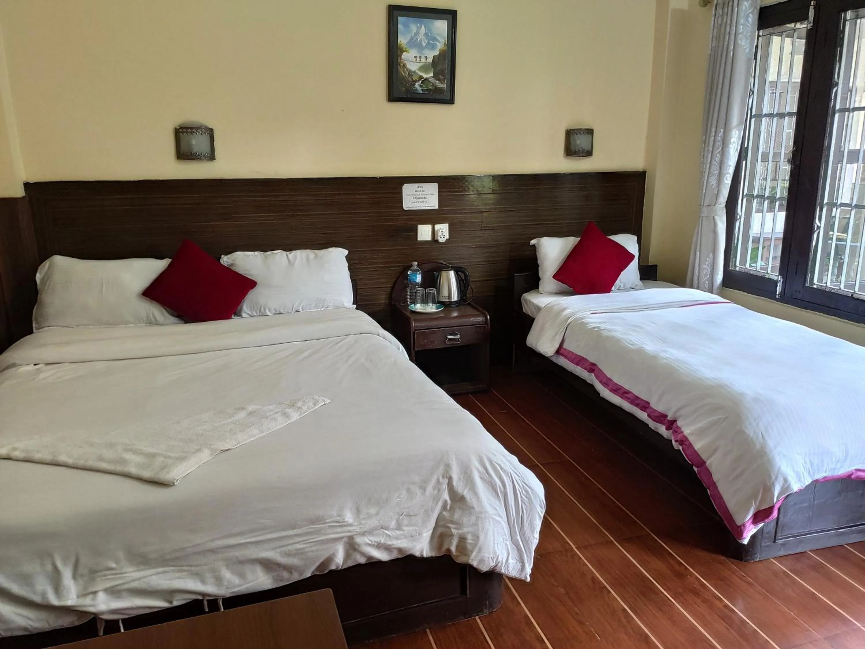 Bed in Peacock - a family-run hotel