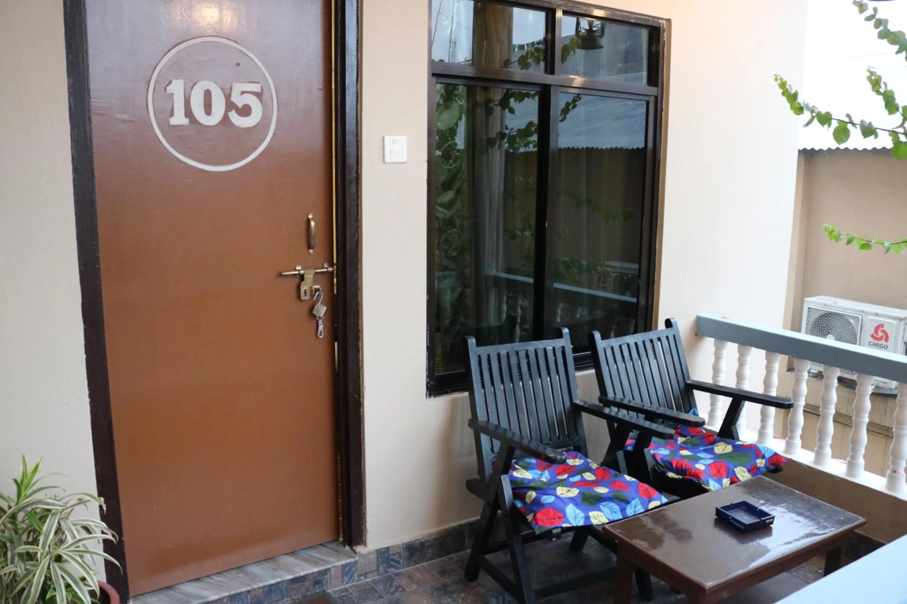 Inner courtyard view in Peacock - a family-run hotel