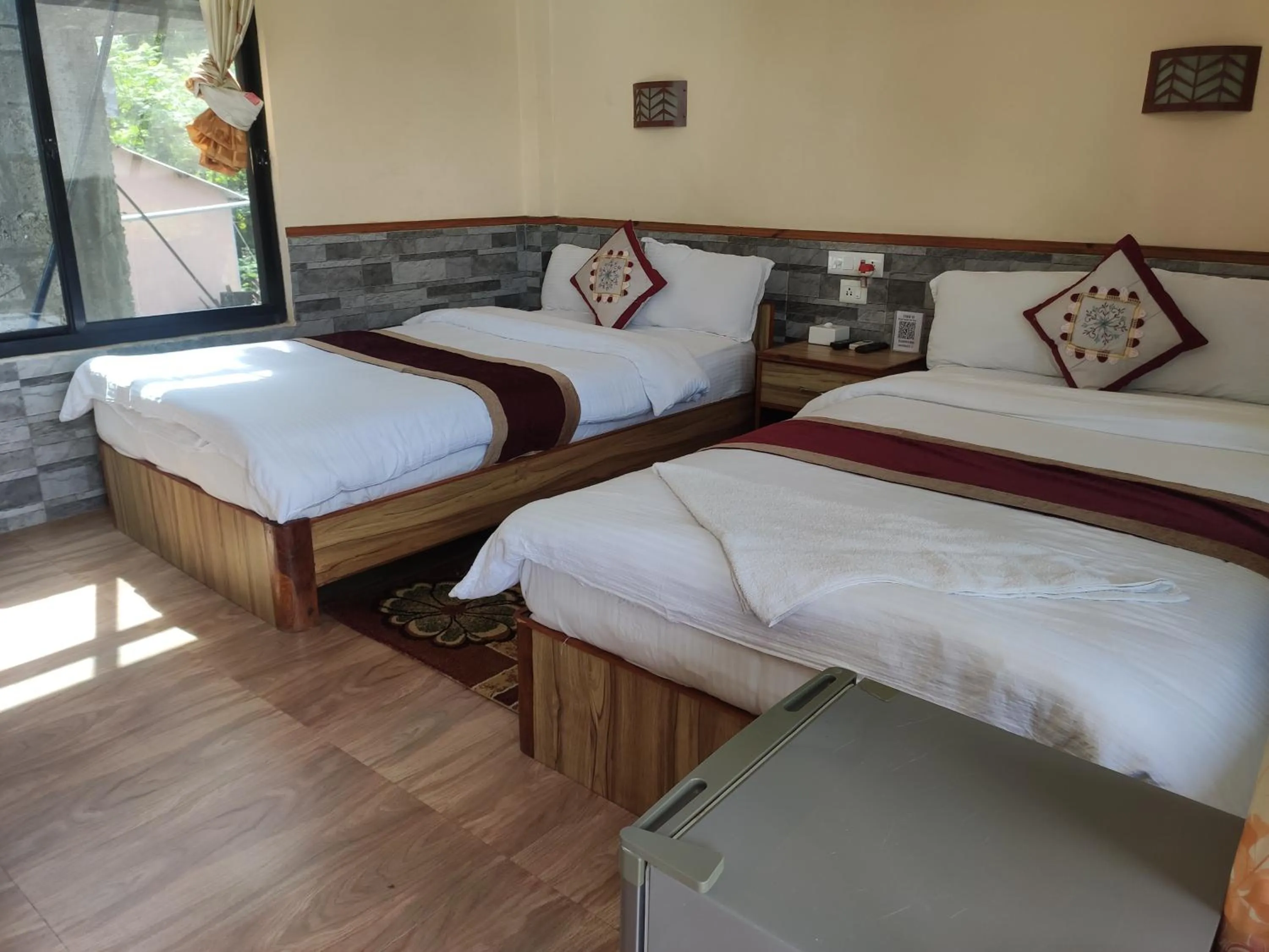 Bed in Peacock - a family-run hotel