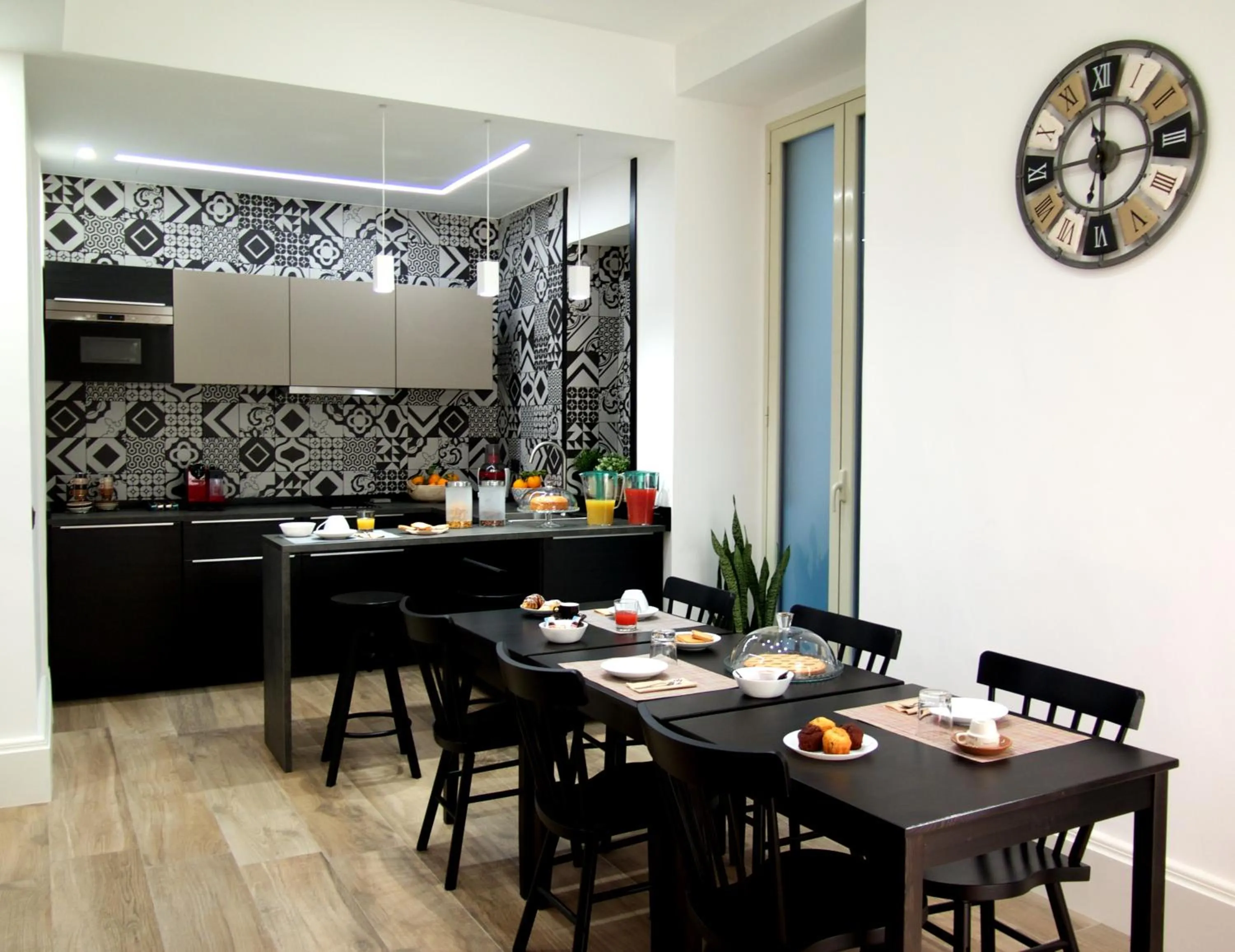 Communal lounge/ TV room in B&B Umberto 134