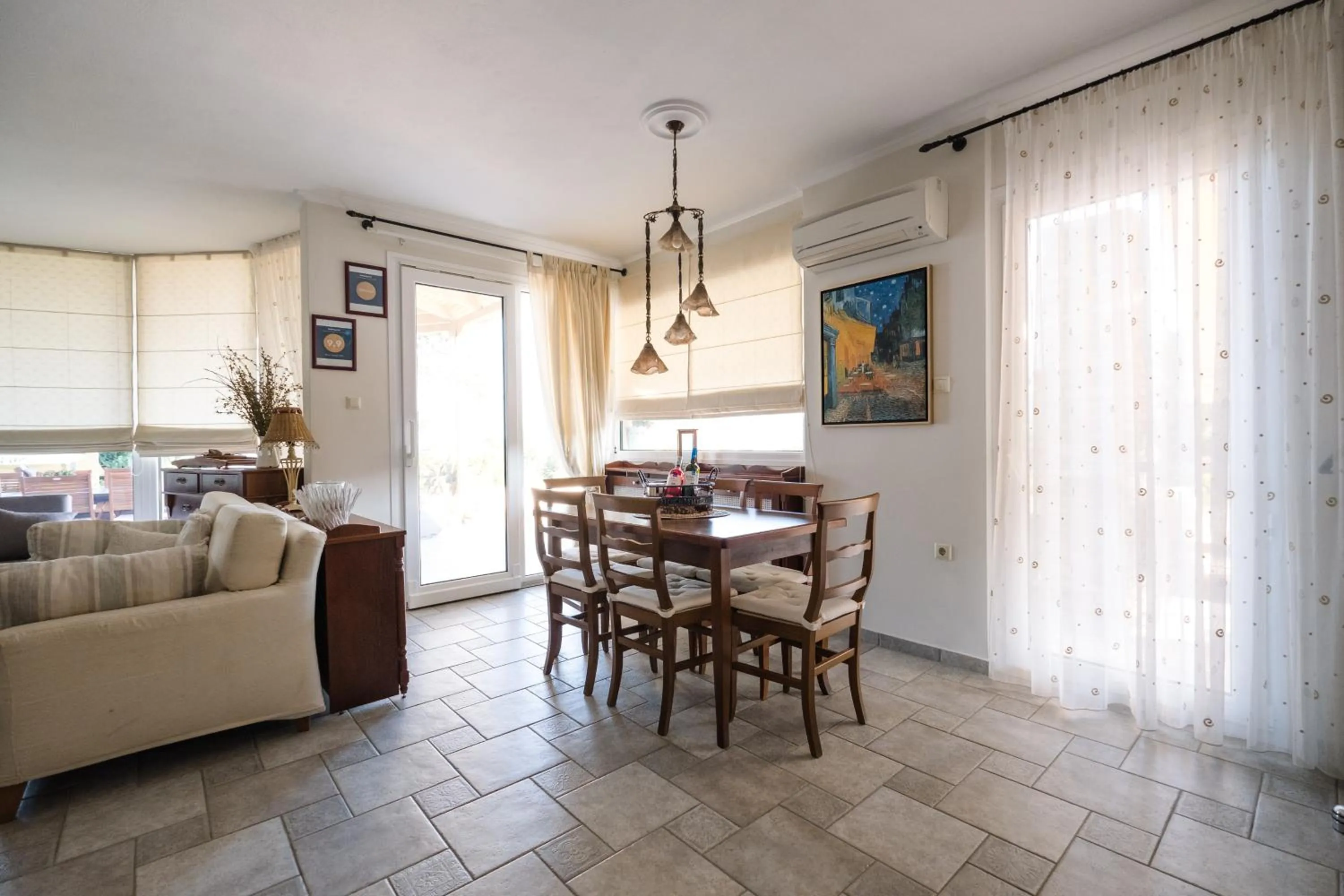 Living room in Blue Crystal Villa