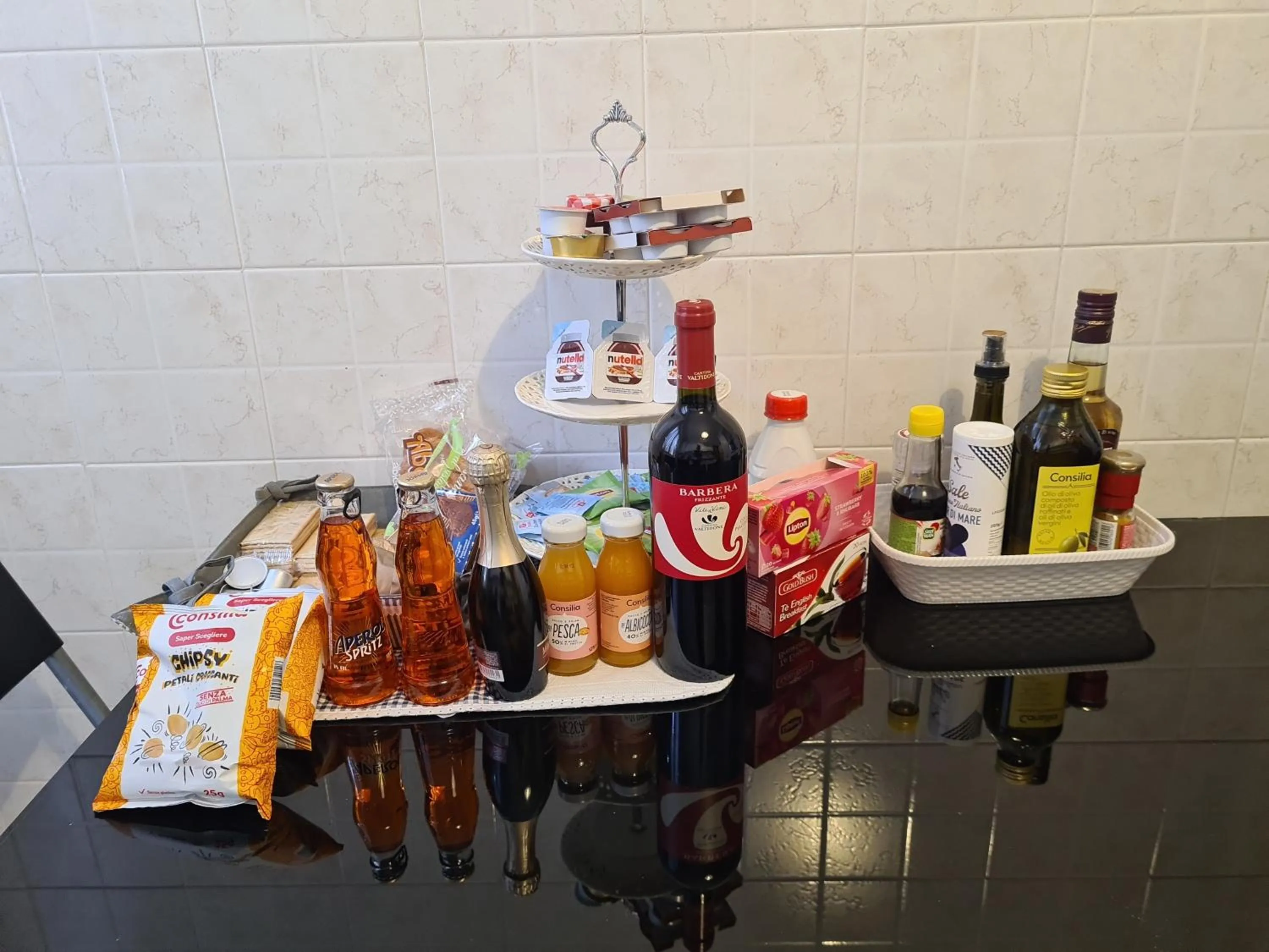 Food and drinks in Turchino Apartment & Terrazza della Luisa by PortofinoVacanze