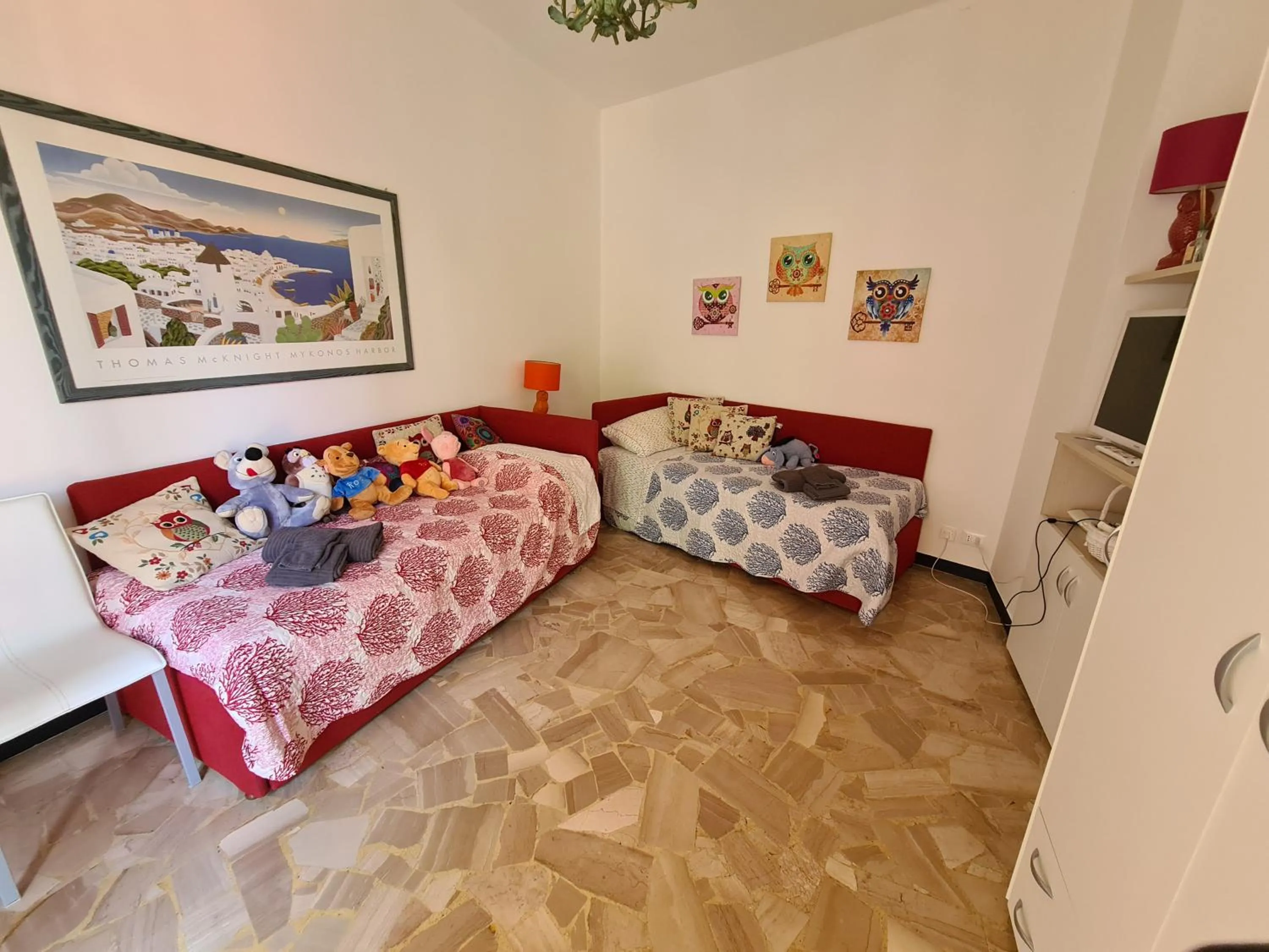 Bed in Turchino Apartment & Terrazza della Luisa by PortofinoVacanze