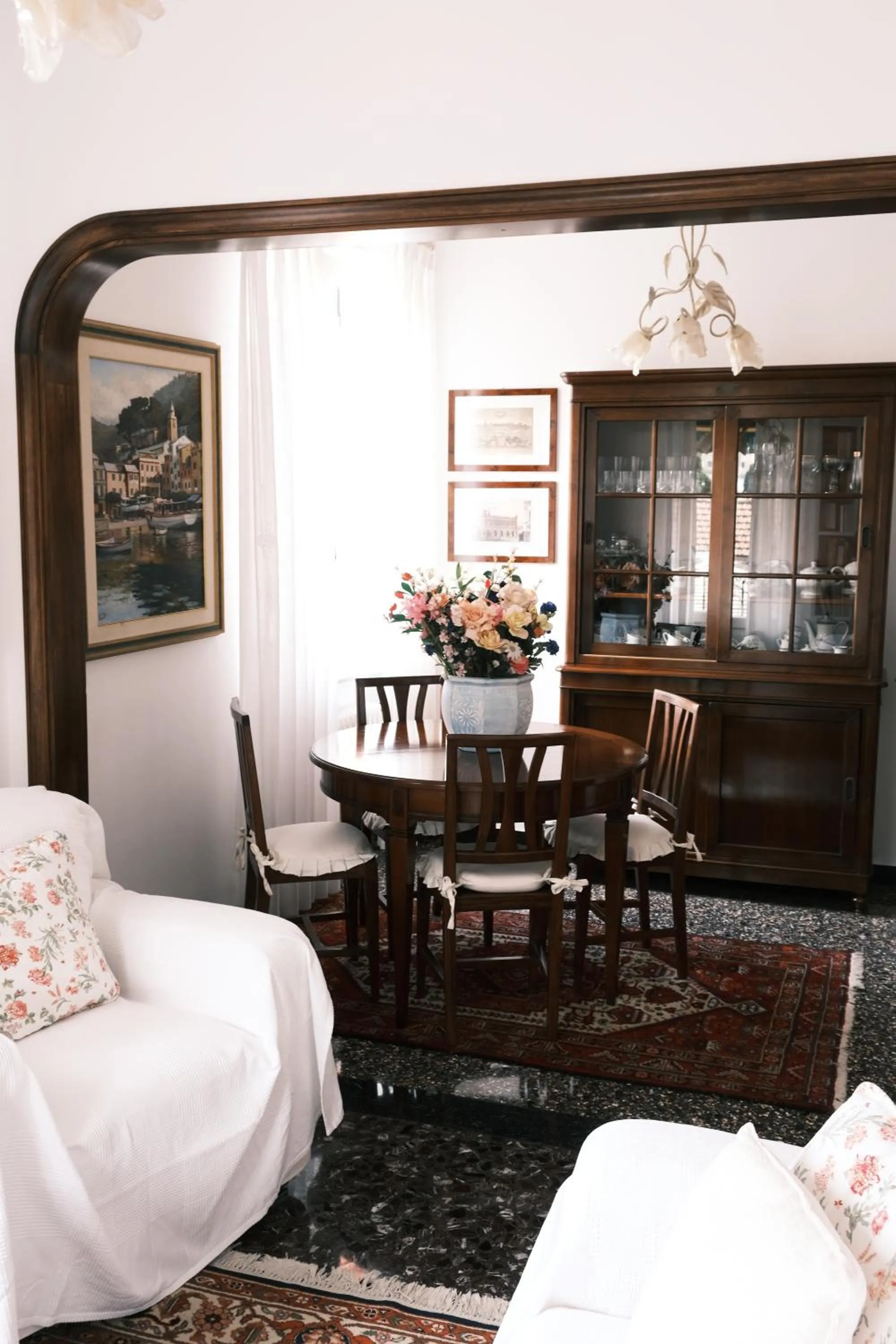 Living room, Bed in Turchino Apartment & Terrazza della Luisa by PortofinoVacanze