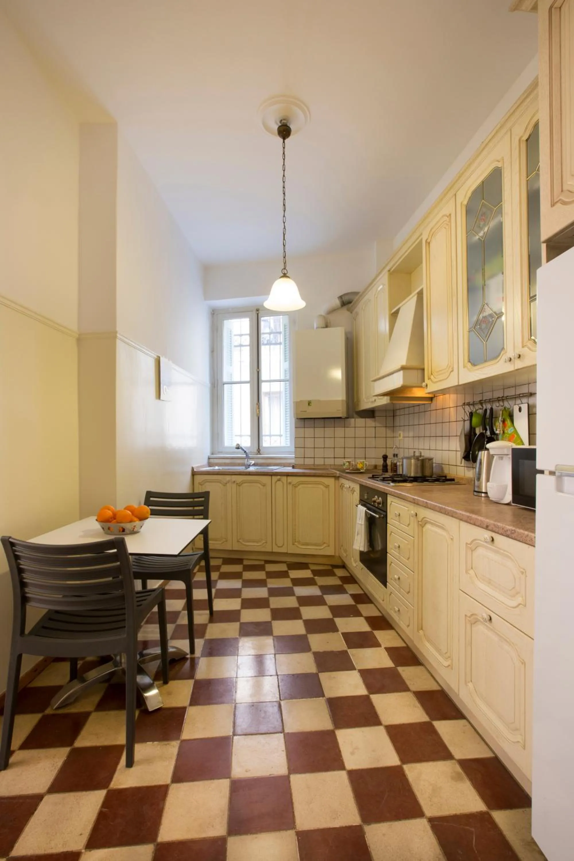 Kitchen or kitchenette in Acropolis Neoclassical Mansion by YHA