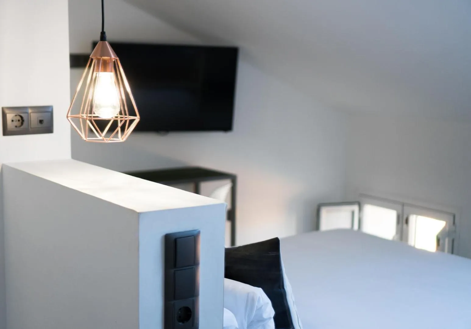 Decorative detail, Bed in The Lights City Rooms