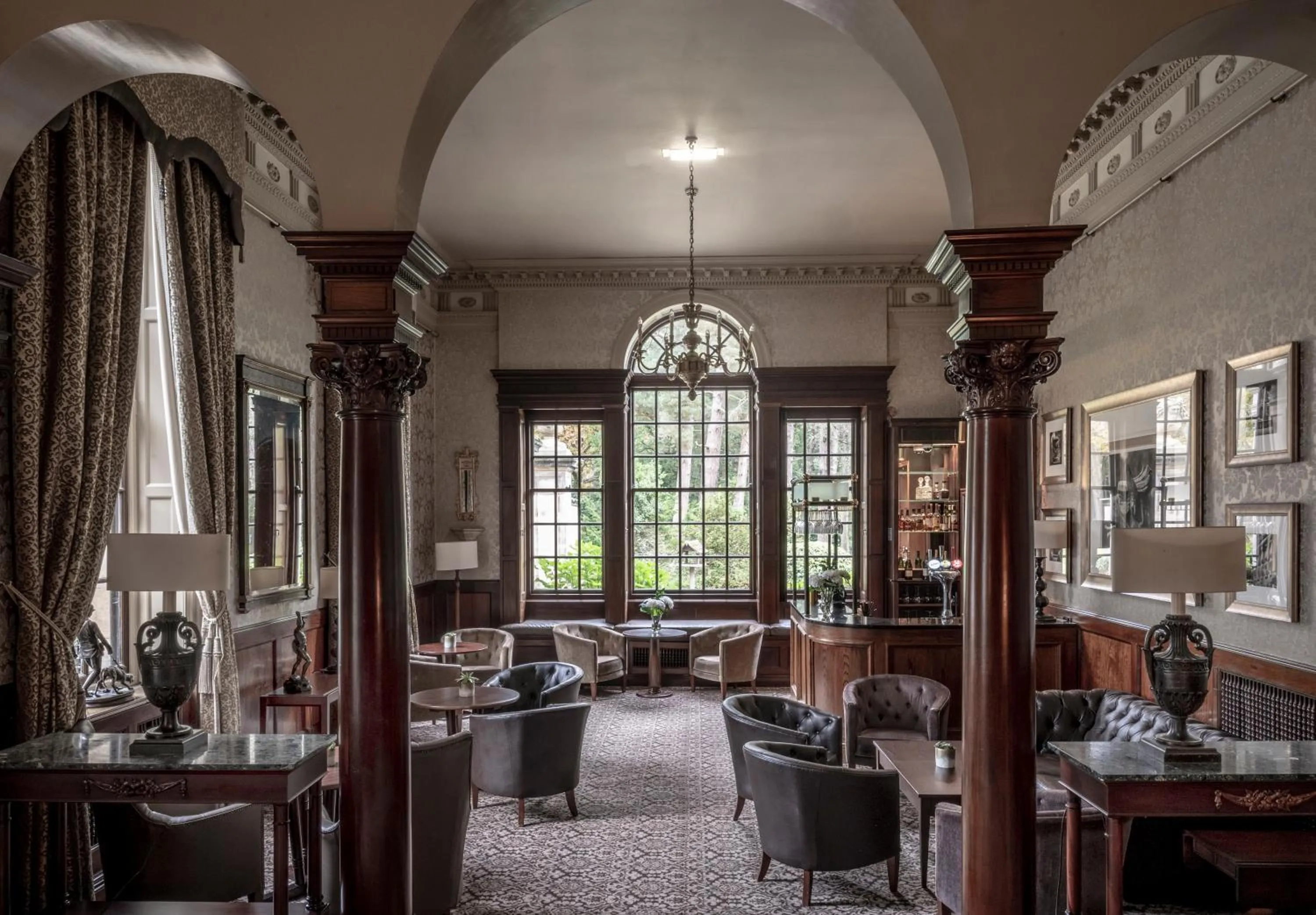 Lounge or bar in Crathorne Hall