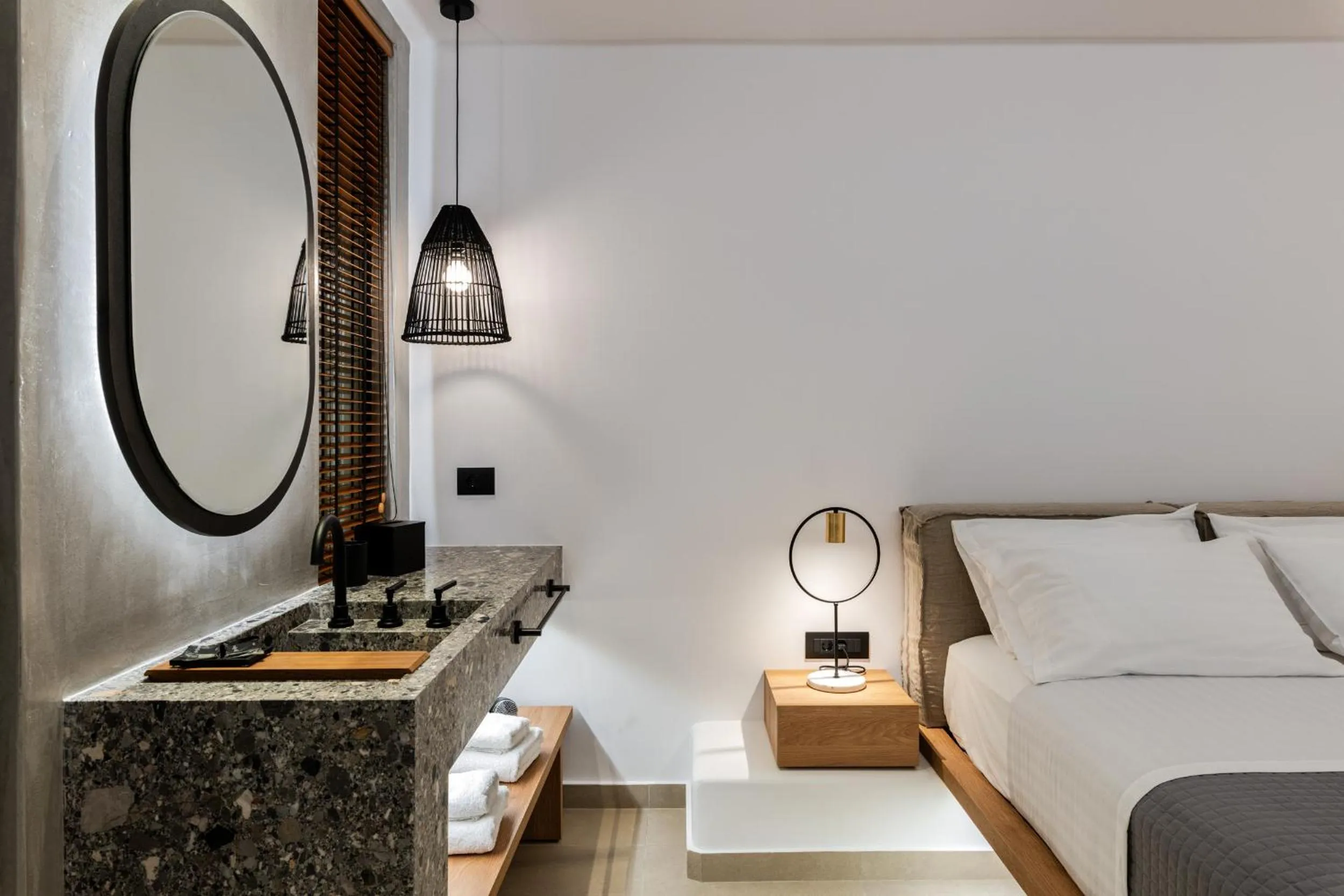 Photo of the whole room, Bed in Avra Mykonos