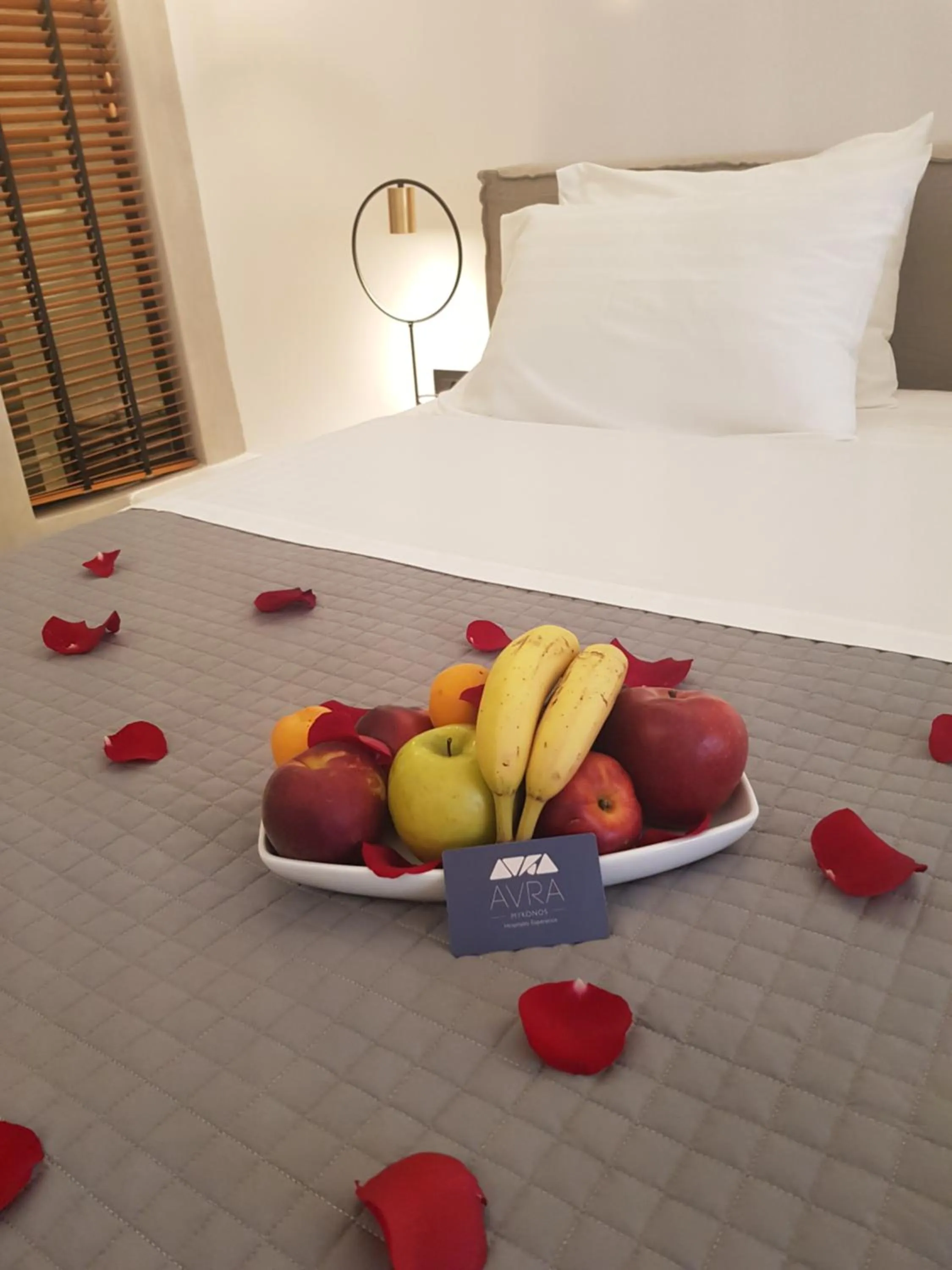 Decorative detail, Bed in Avra Mykonos