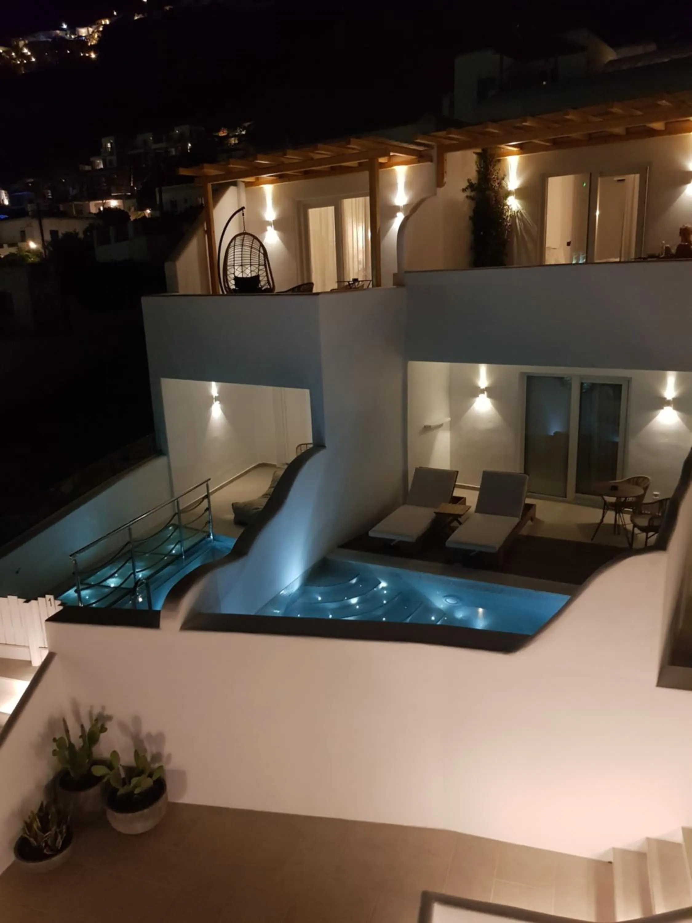 Bird's eye view in Avra Mykonos