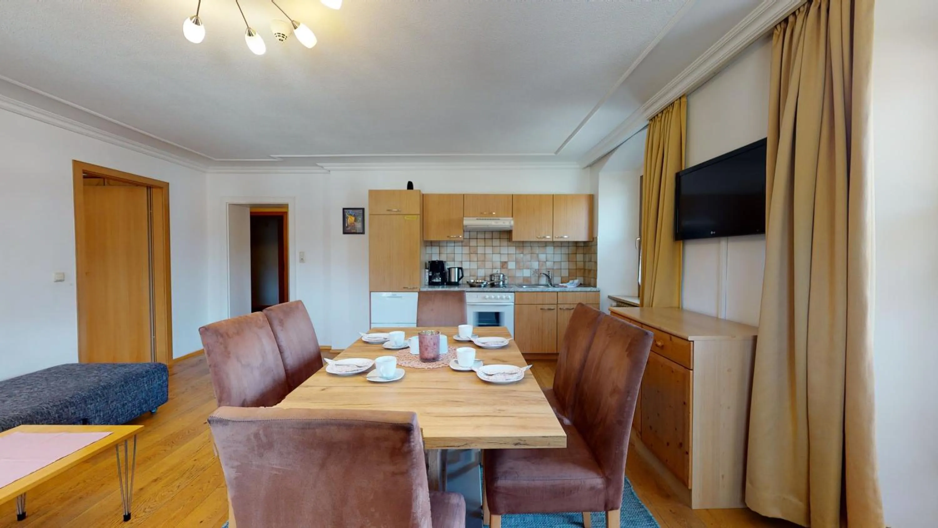 Kitchen or kitchenette in Appartements KALSWIRT