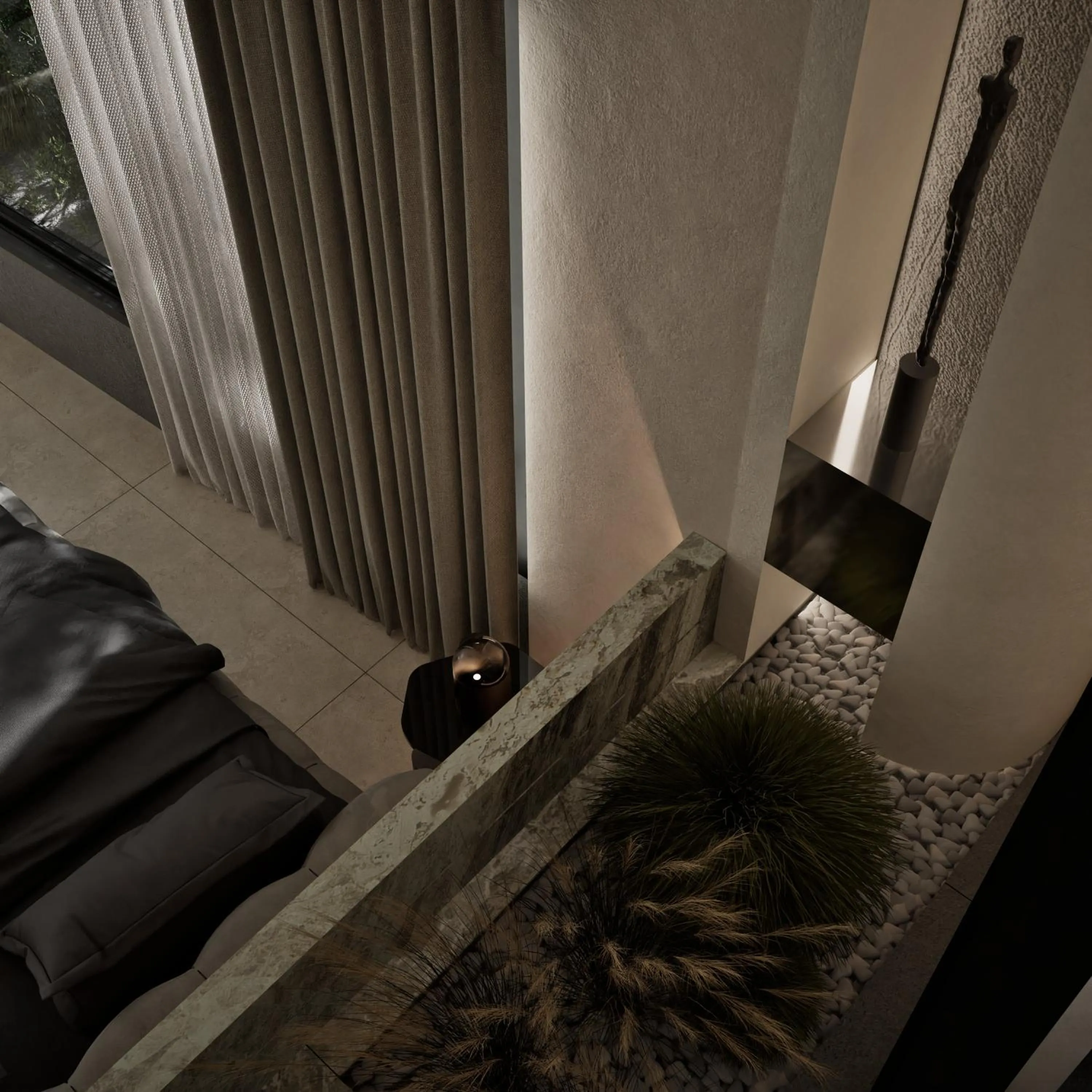 Seating area in Dyo Suites