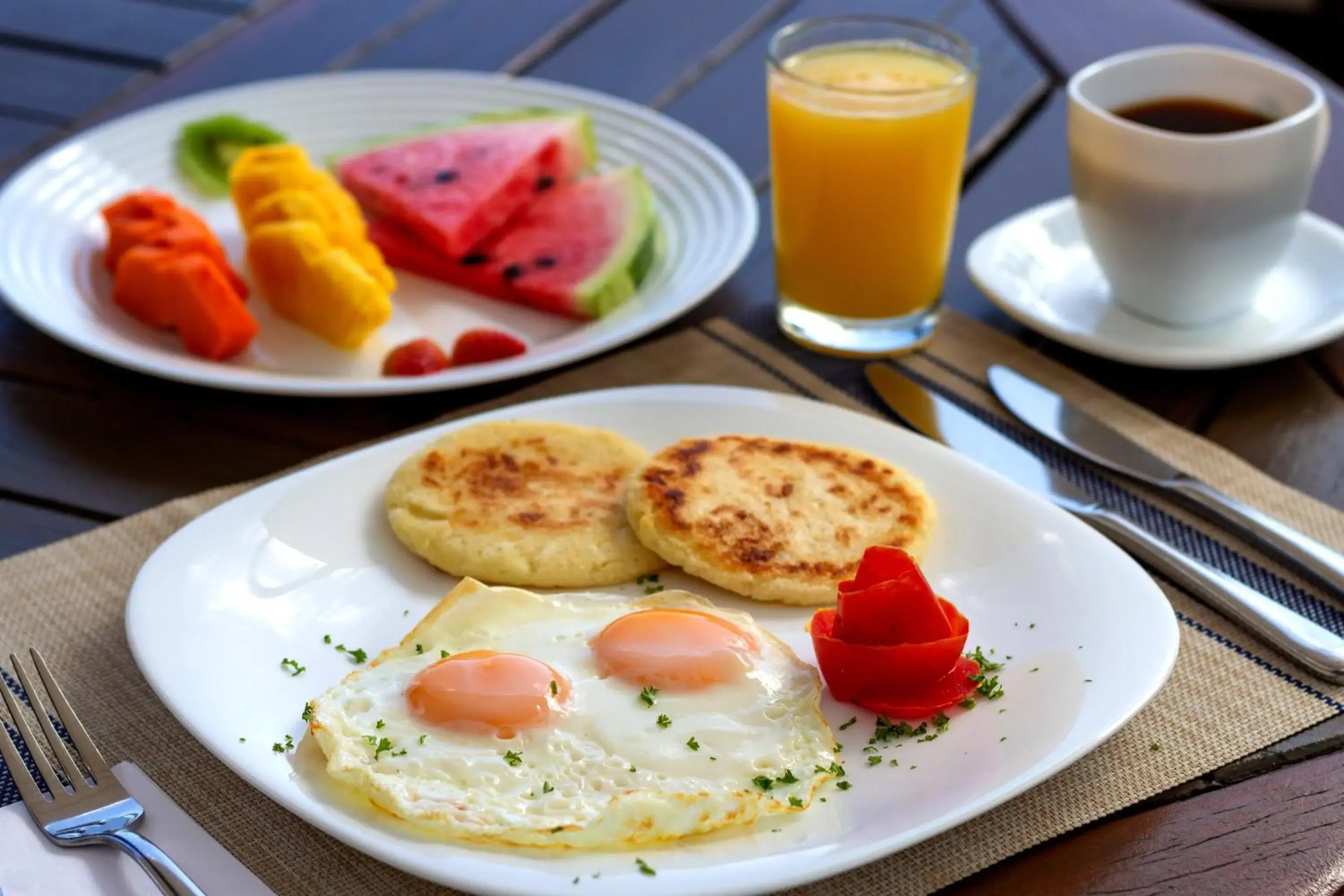 Breakfast in Hotel Chiniu Breakfast in Hotel Chiniu