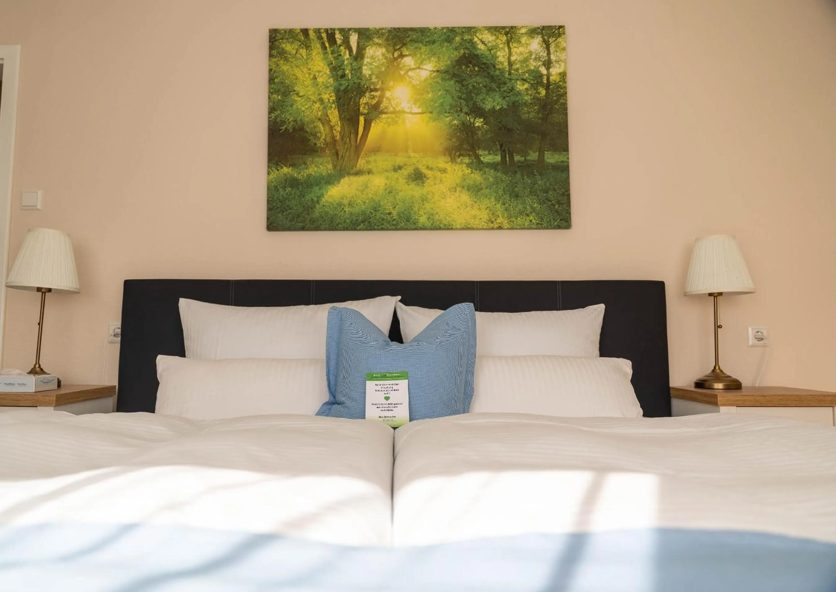 Bed in Hotel & Restaurant Zum Reussenstein