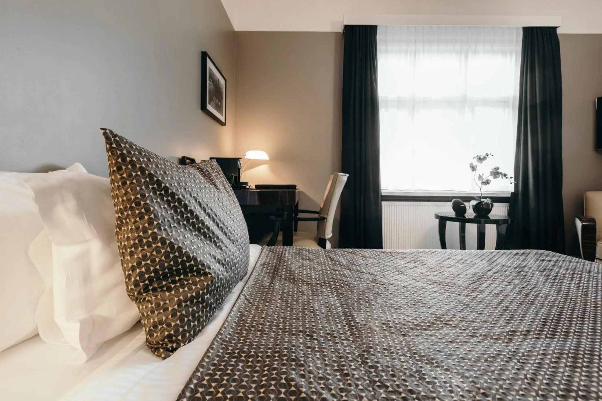 Bedroom, Bed in Hotel Borg by Keahotels