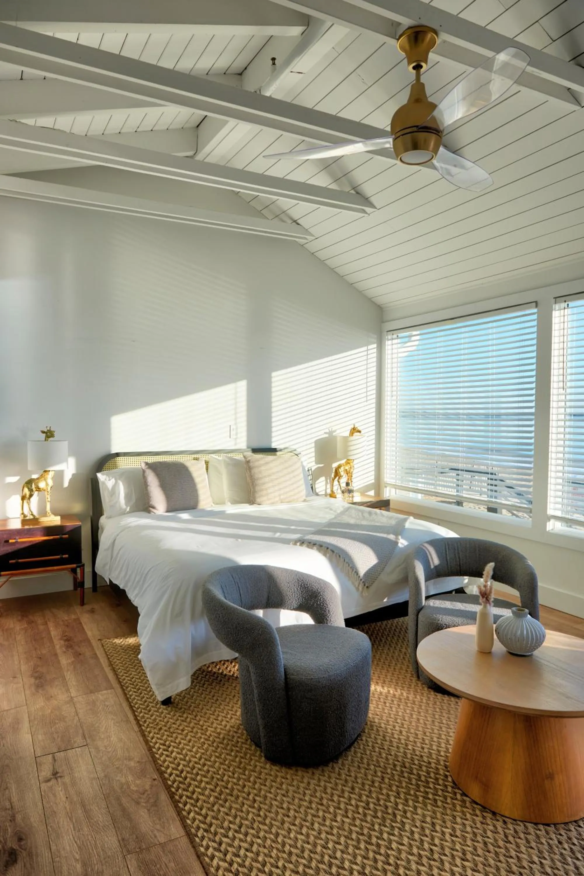 Bed in Aqua by American Beech - Adults Only