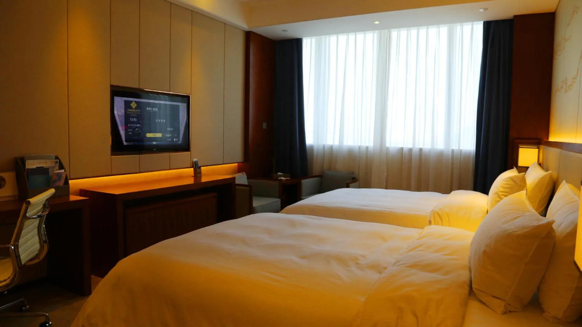 Bed in Jinling Shihu Garden Hotel
